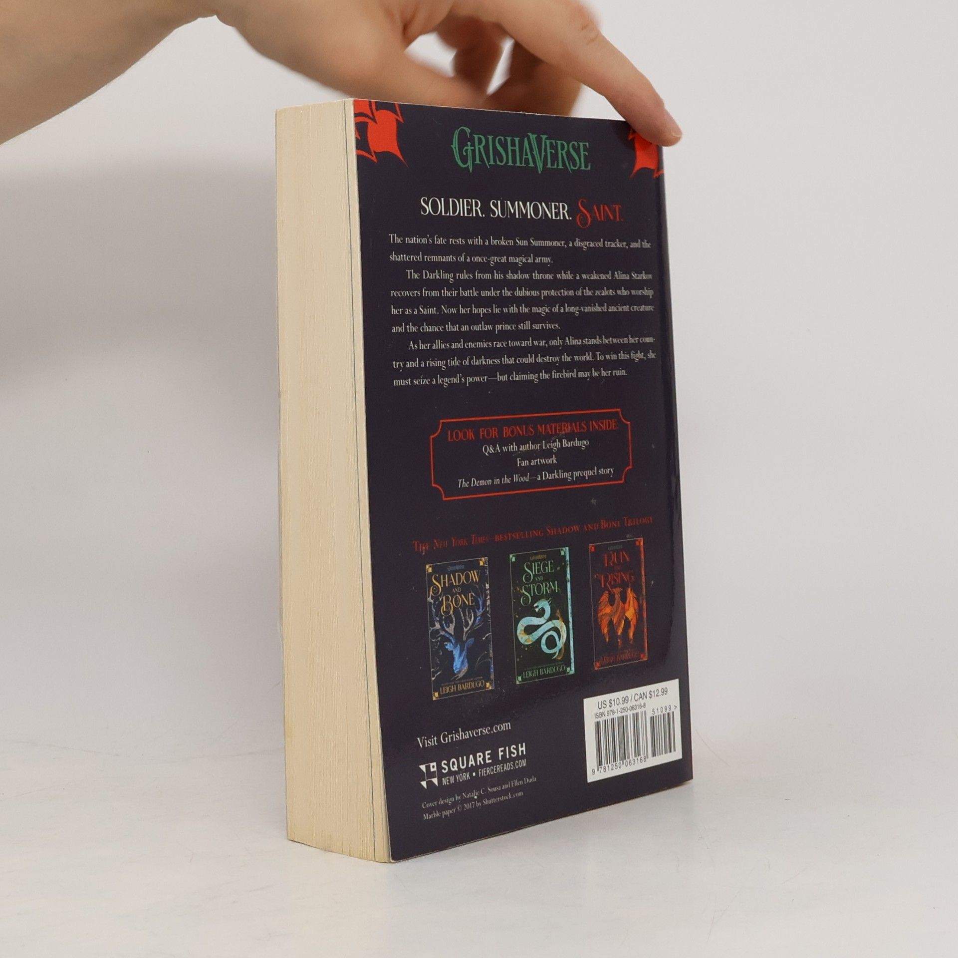Leigh Bardugo Ruin and rising