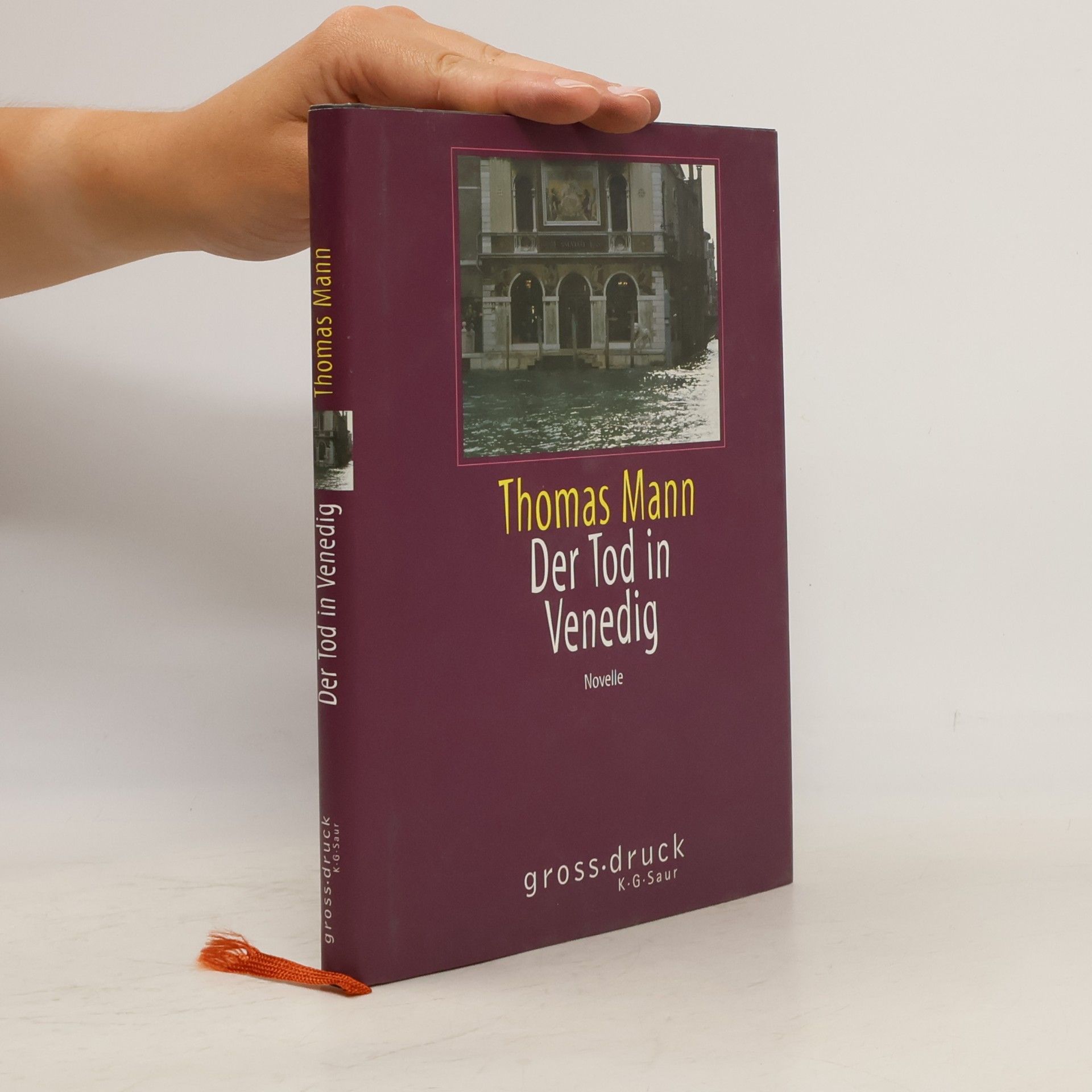 Thomas Mann Der Tod in Venedig