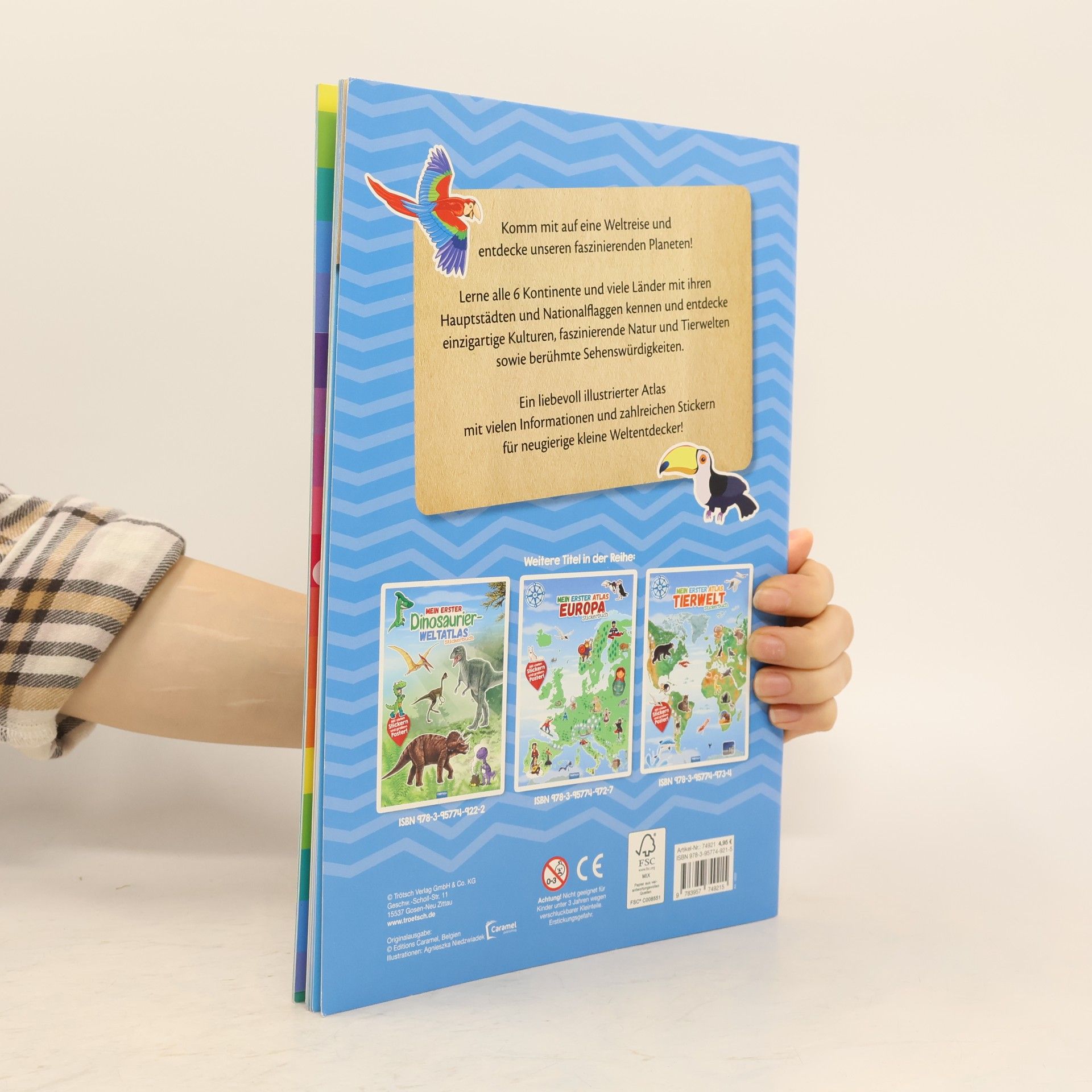 Autorenkollektiv Stickerbuch "Mein erster Weltatlas"