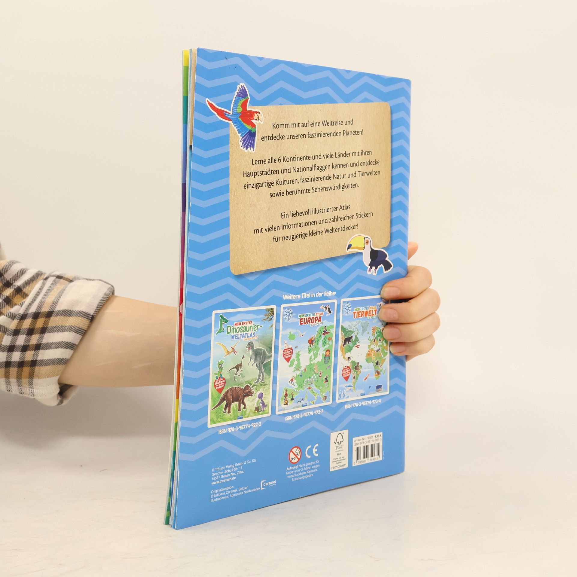 kolektiv Stickerbuch "Mein erster Weltatlas"