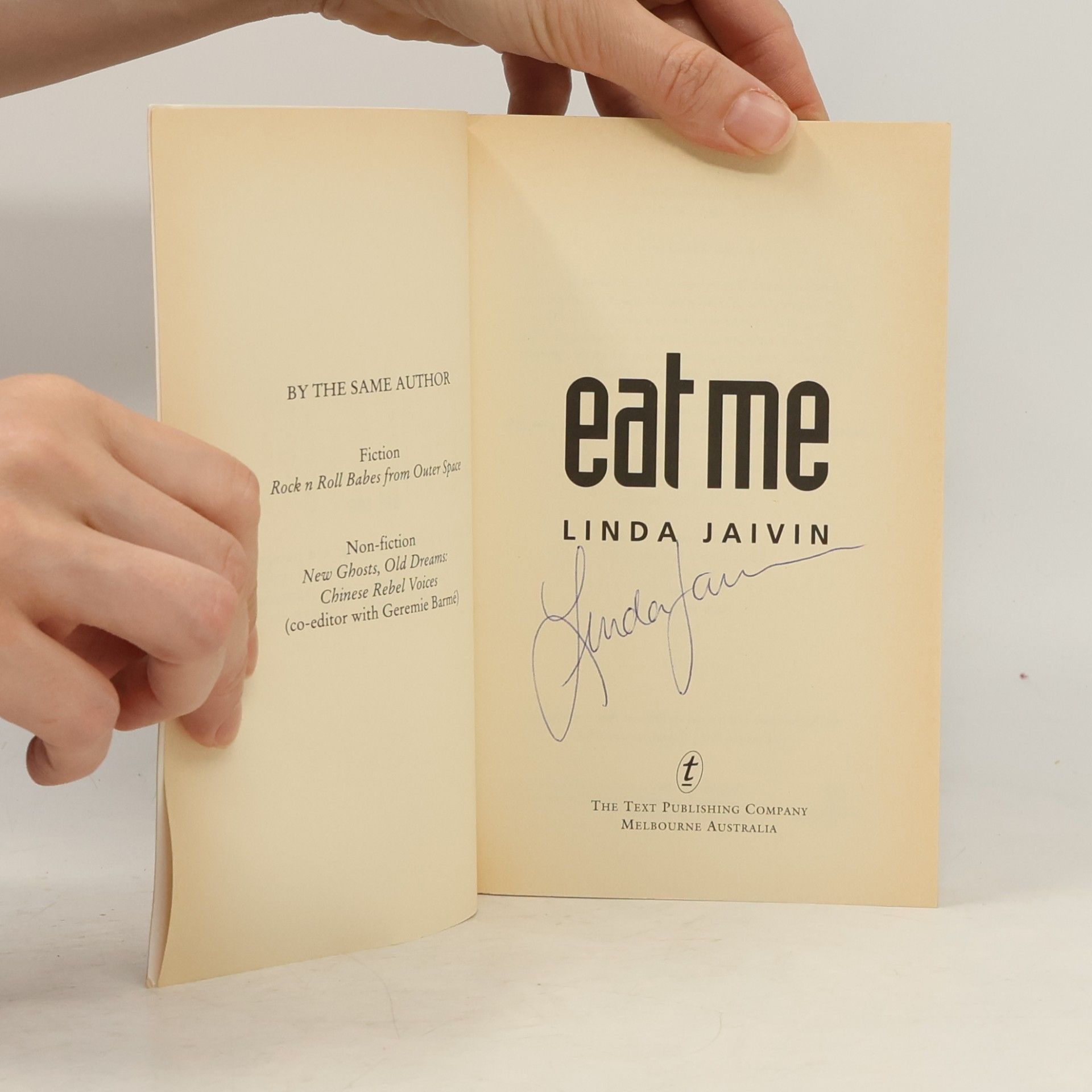 Linda Jaivin Eat Me
