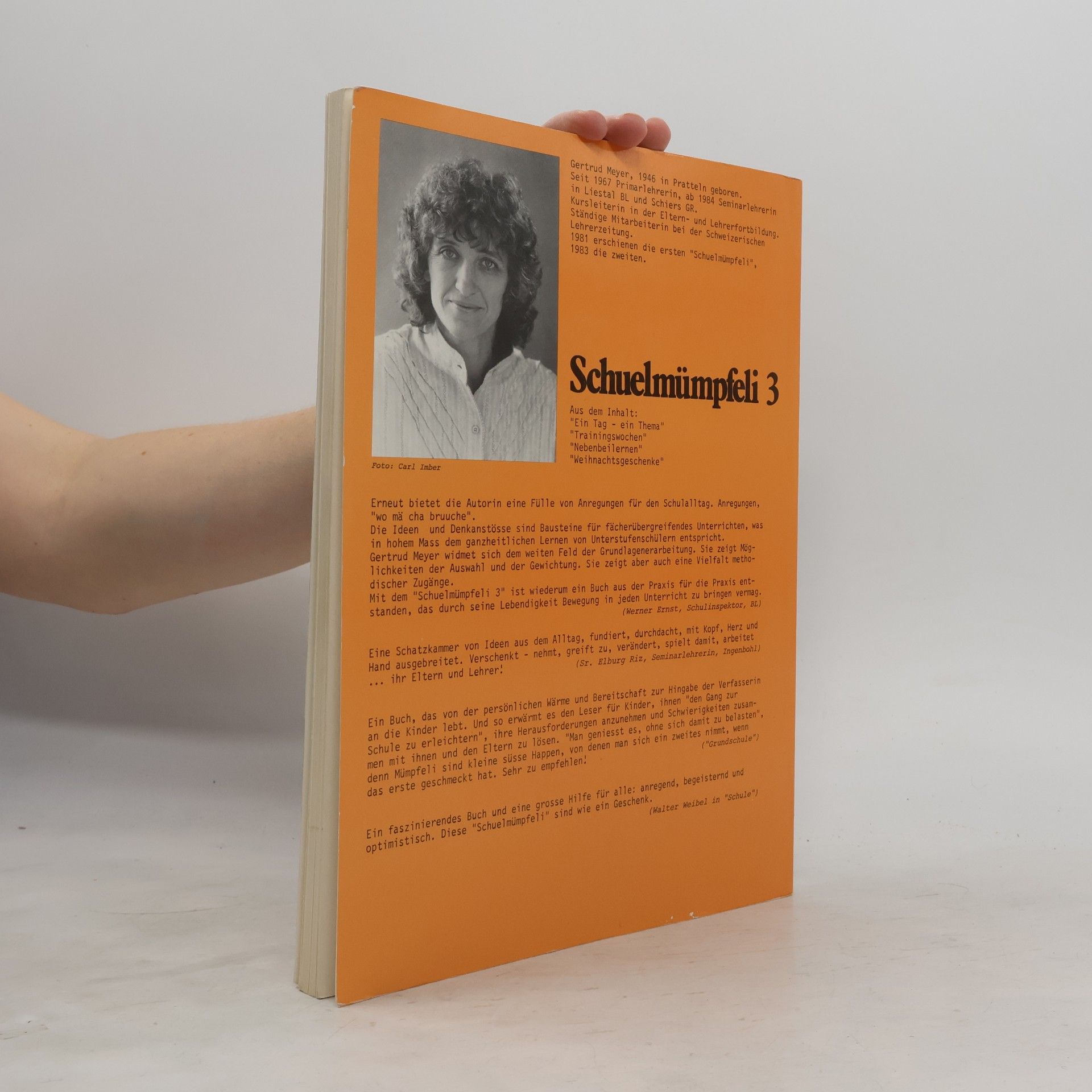 Gertrud Meyer Zytglogge Werkbücher - 3: Schuelmümpfeli