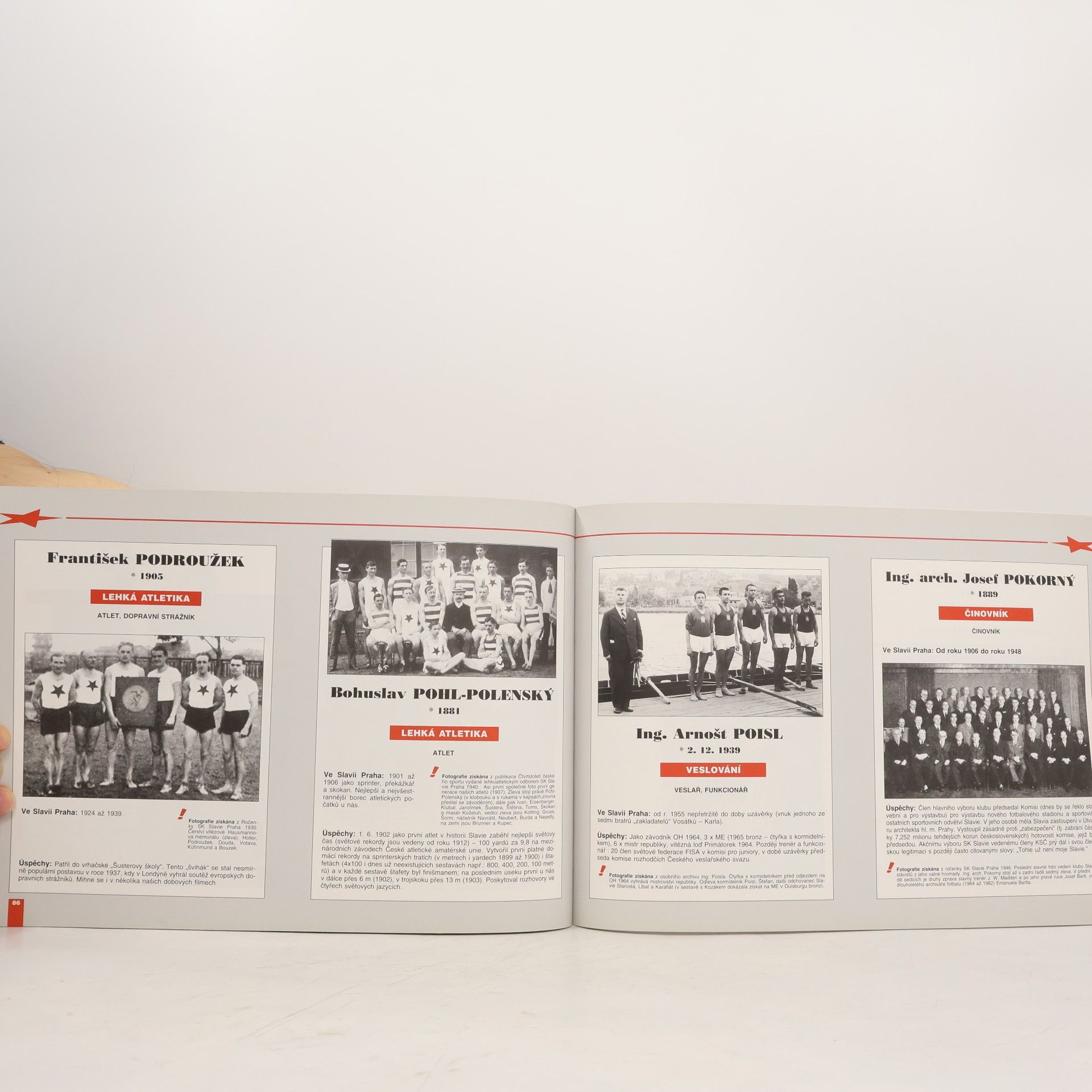 Vladimír Zápotocký Album slavných postav sportovního klubu Slavia Praha 1892-2002