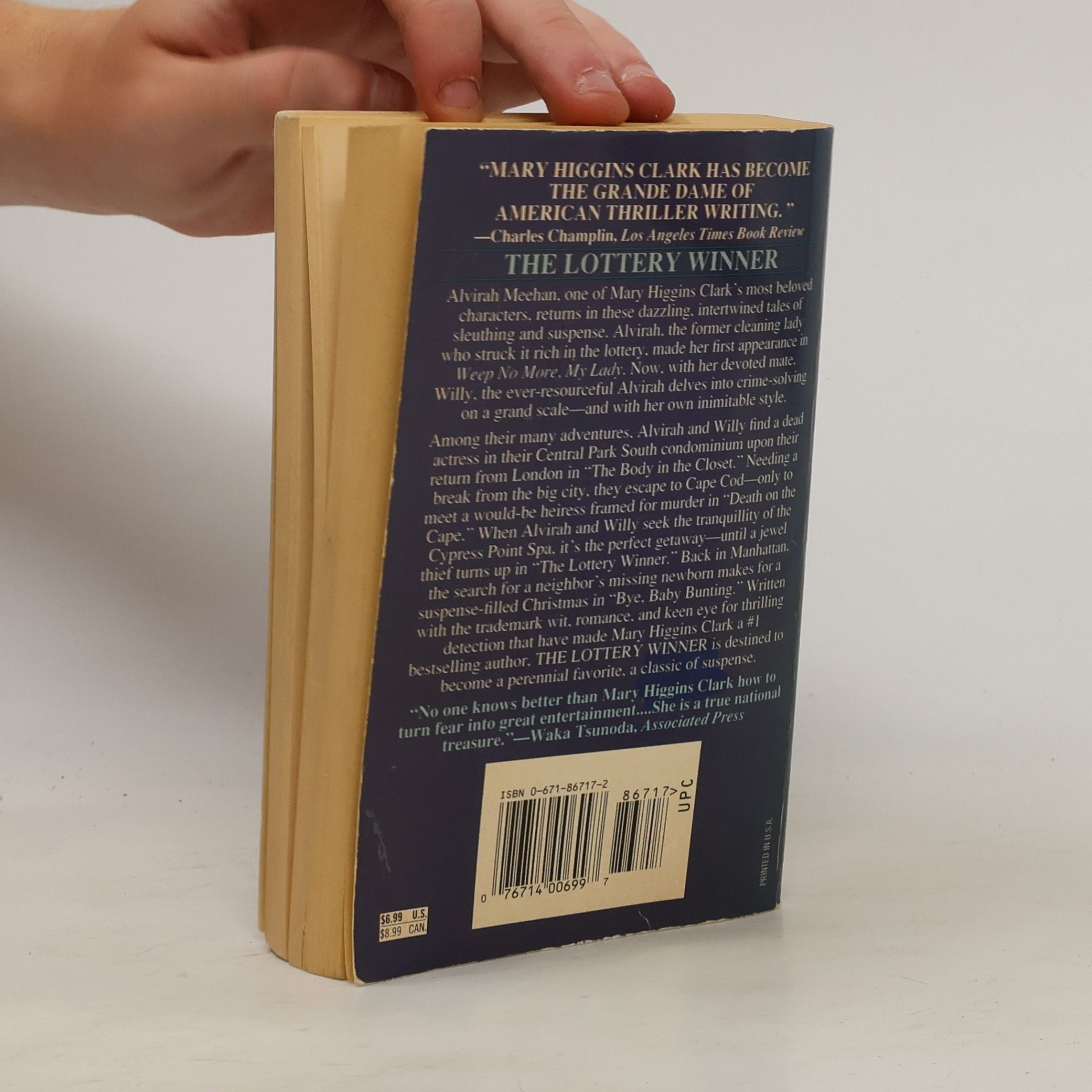 Mary Higgins Clark The lottery winner