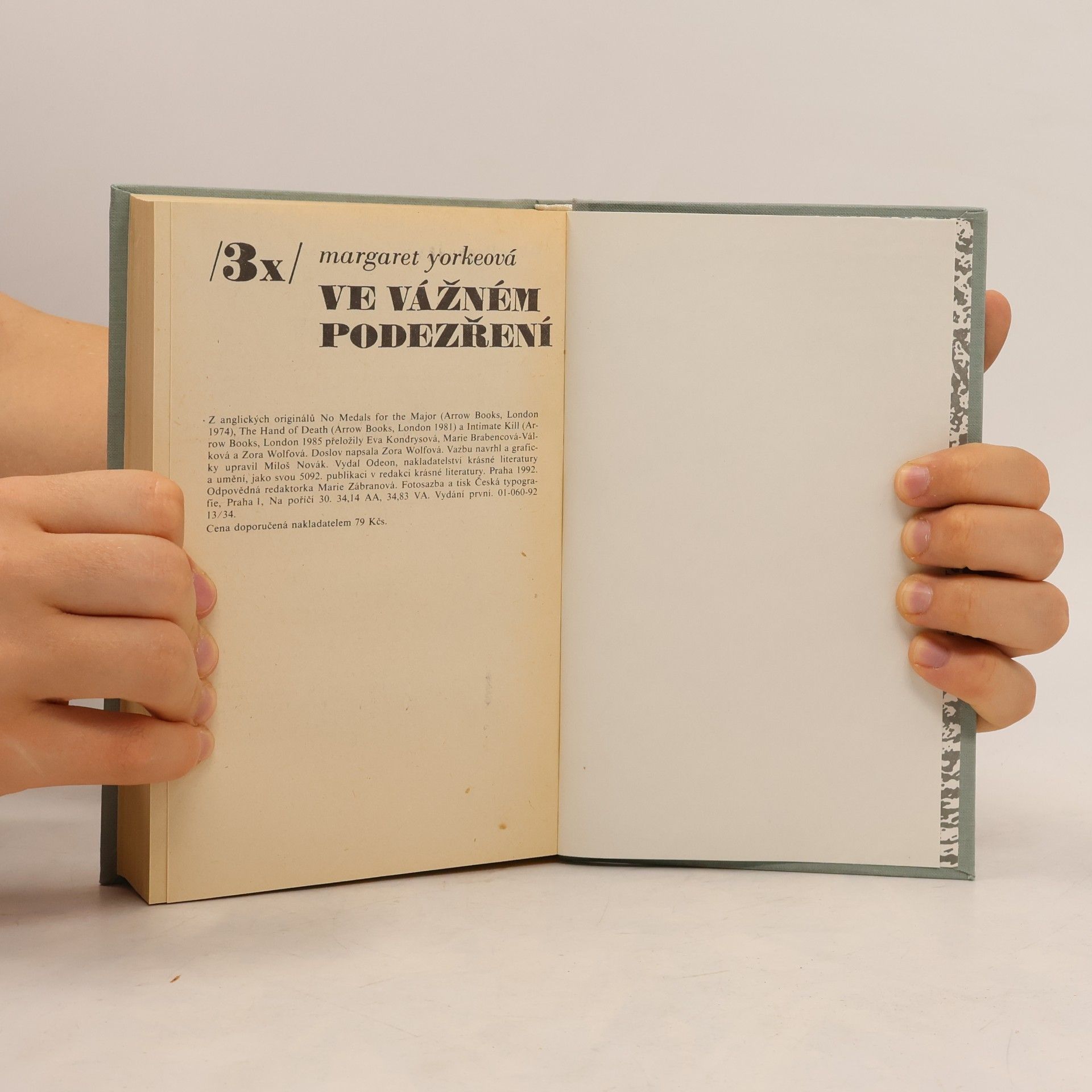 Margaret Yorke Třikrát ve vážném podezření
