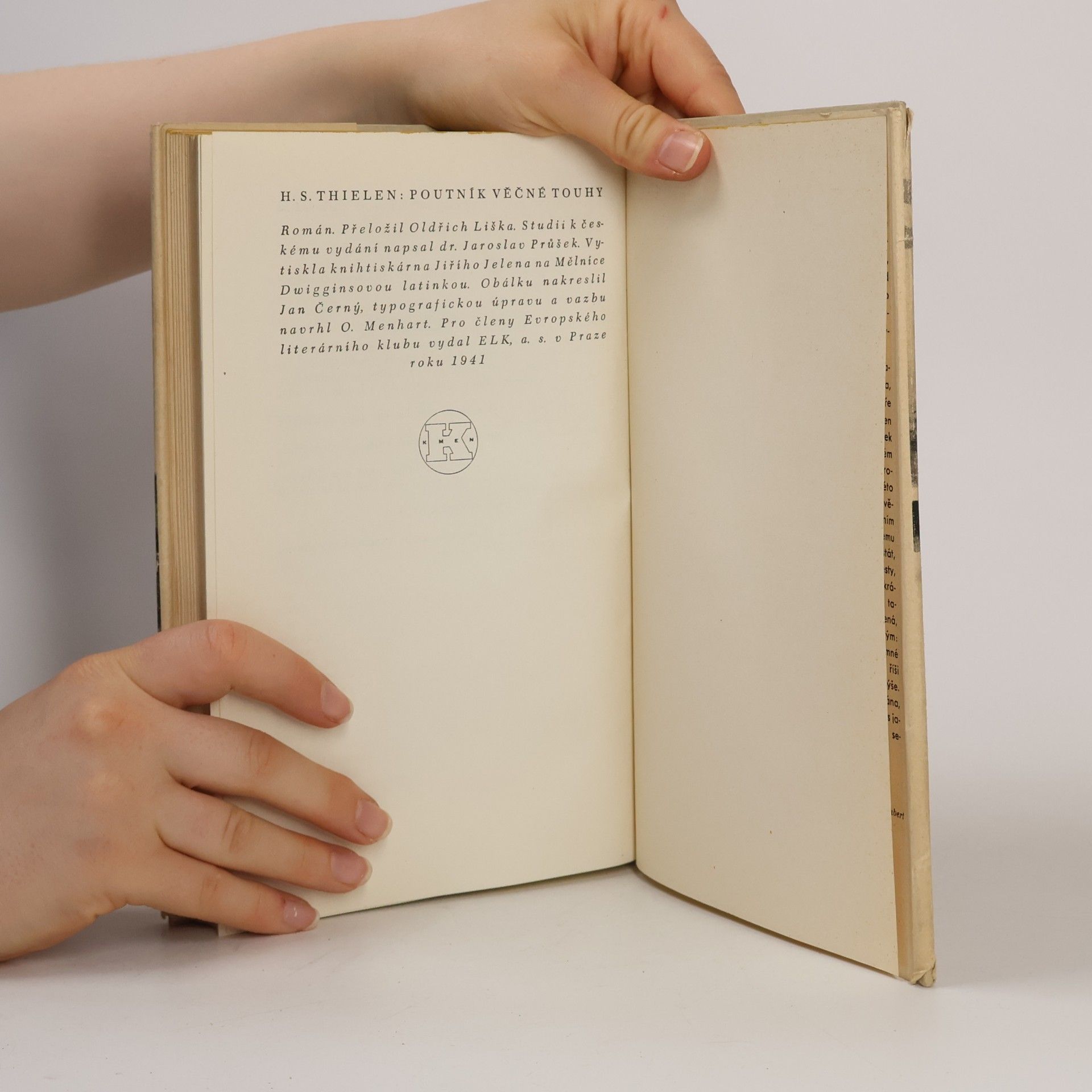 H. S. Thielen  Poutník věčné touhy