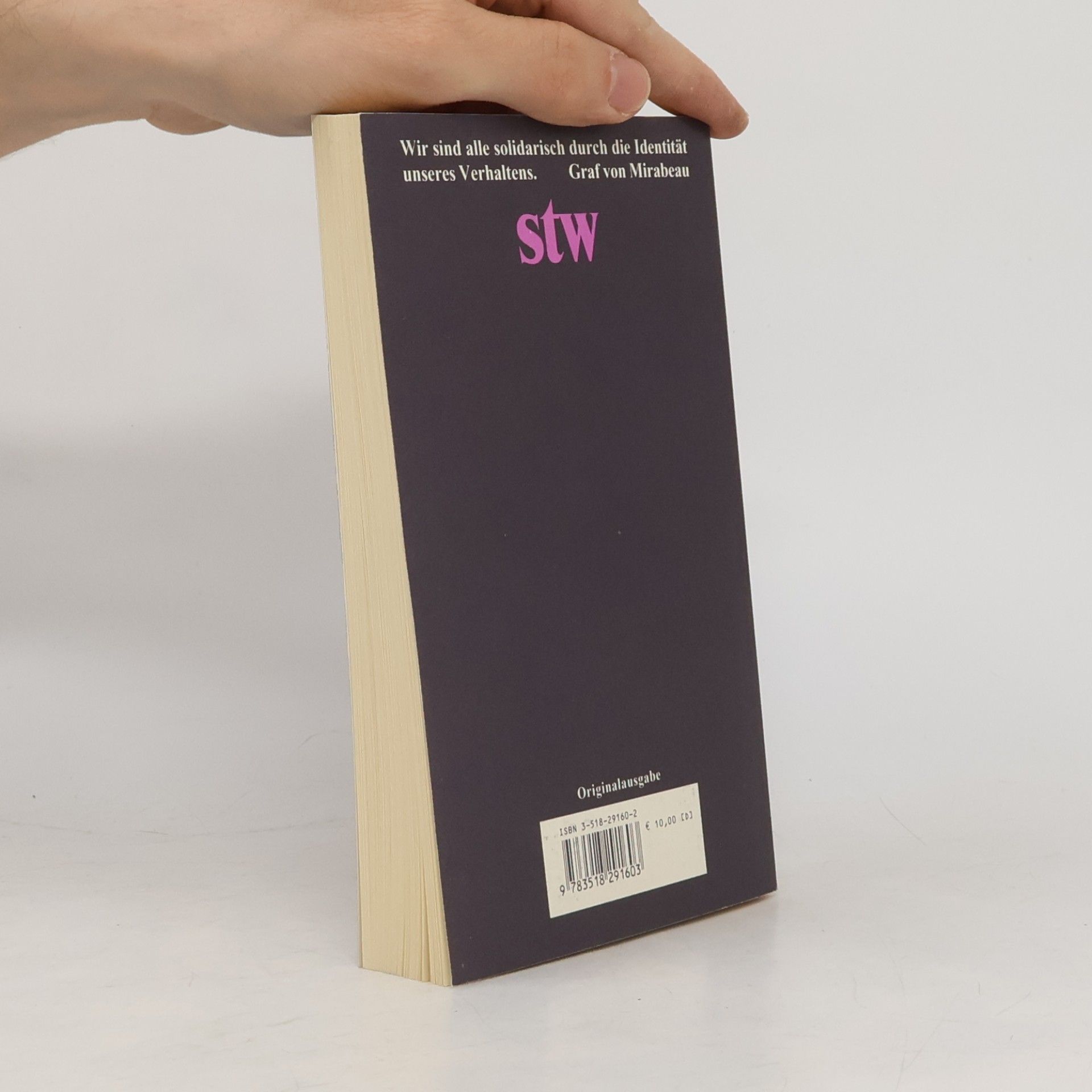 Hauke Brunkhorst Suhrkamp Taschenbuch Wissenschaft - 1560: Solidarität
