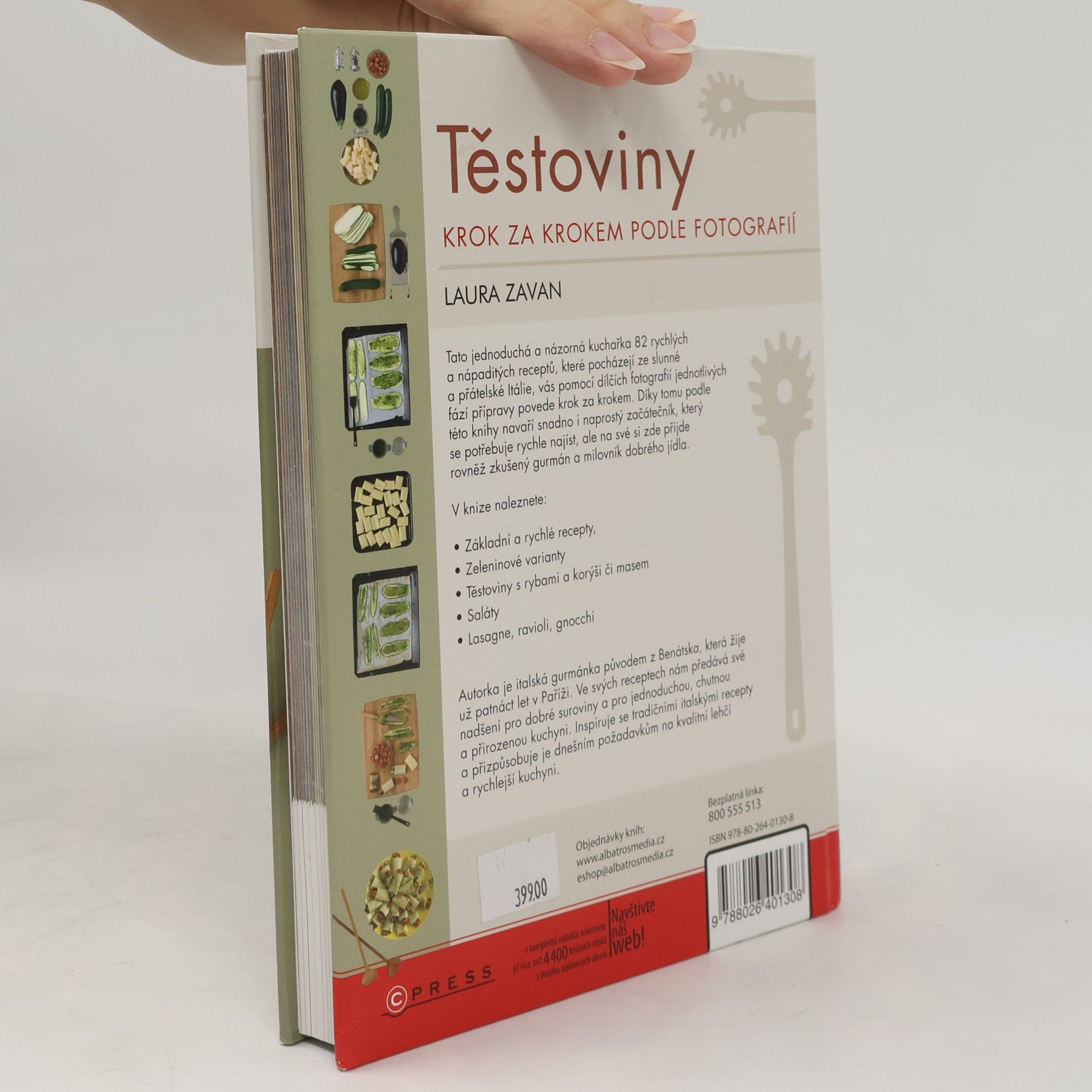 Laura Zavan Těstoviny: krok za krokem podle fotografií