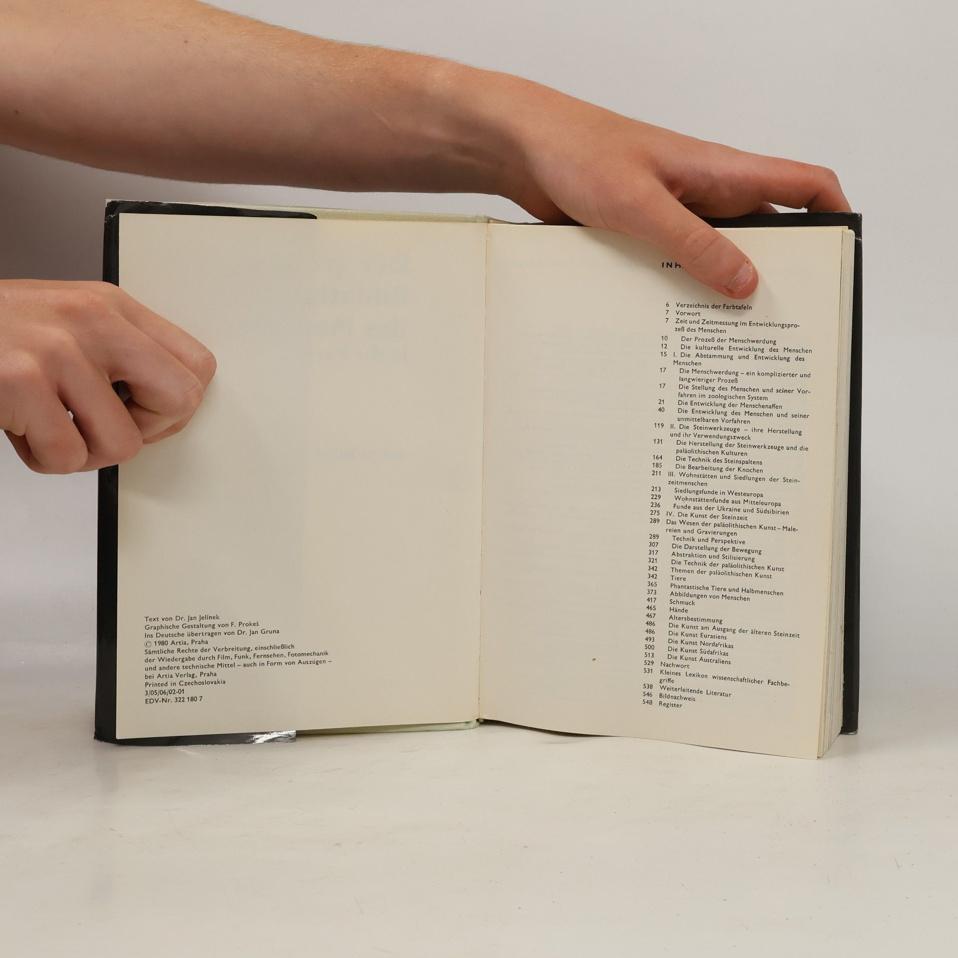 Jan Jelinek Der große Bildatlas des Menschen in der Vorzeit