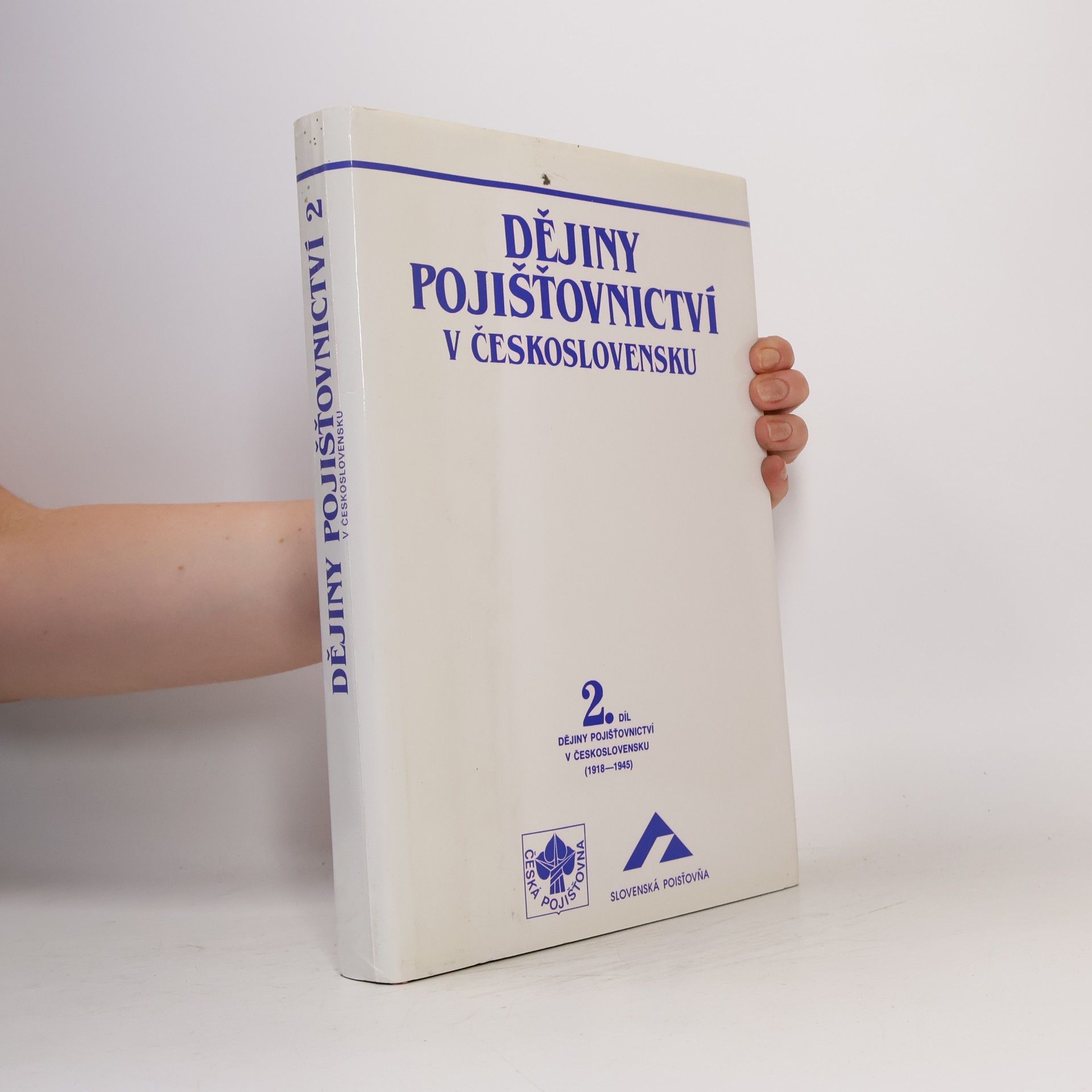 Miroslav Marvan Dějiny pojišťovnictví v Československu (1918-1945), 2. díl