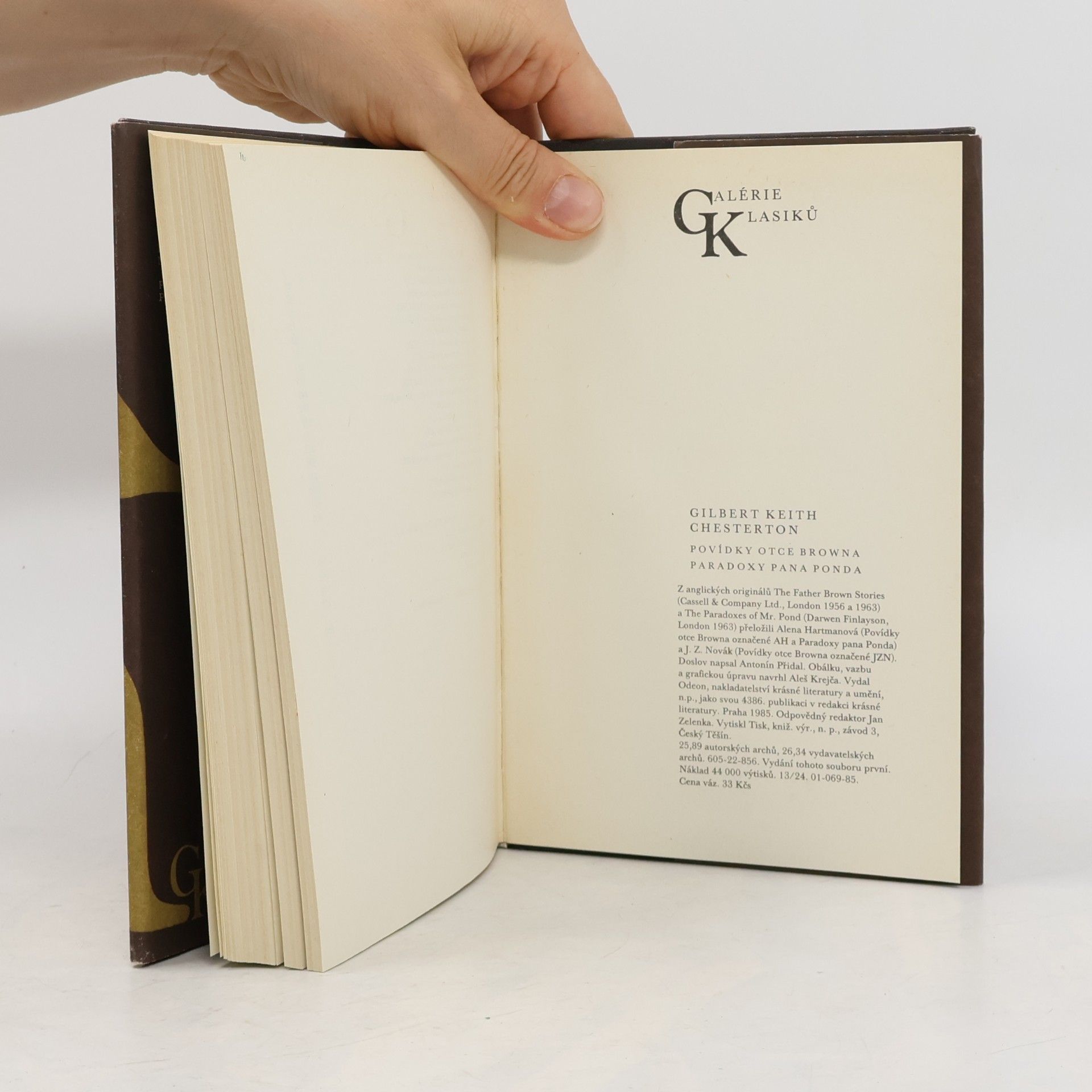 Gilbert Keith Chesterton Povídky otce Browna. Paradoxy pana Ponda