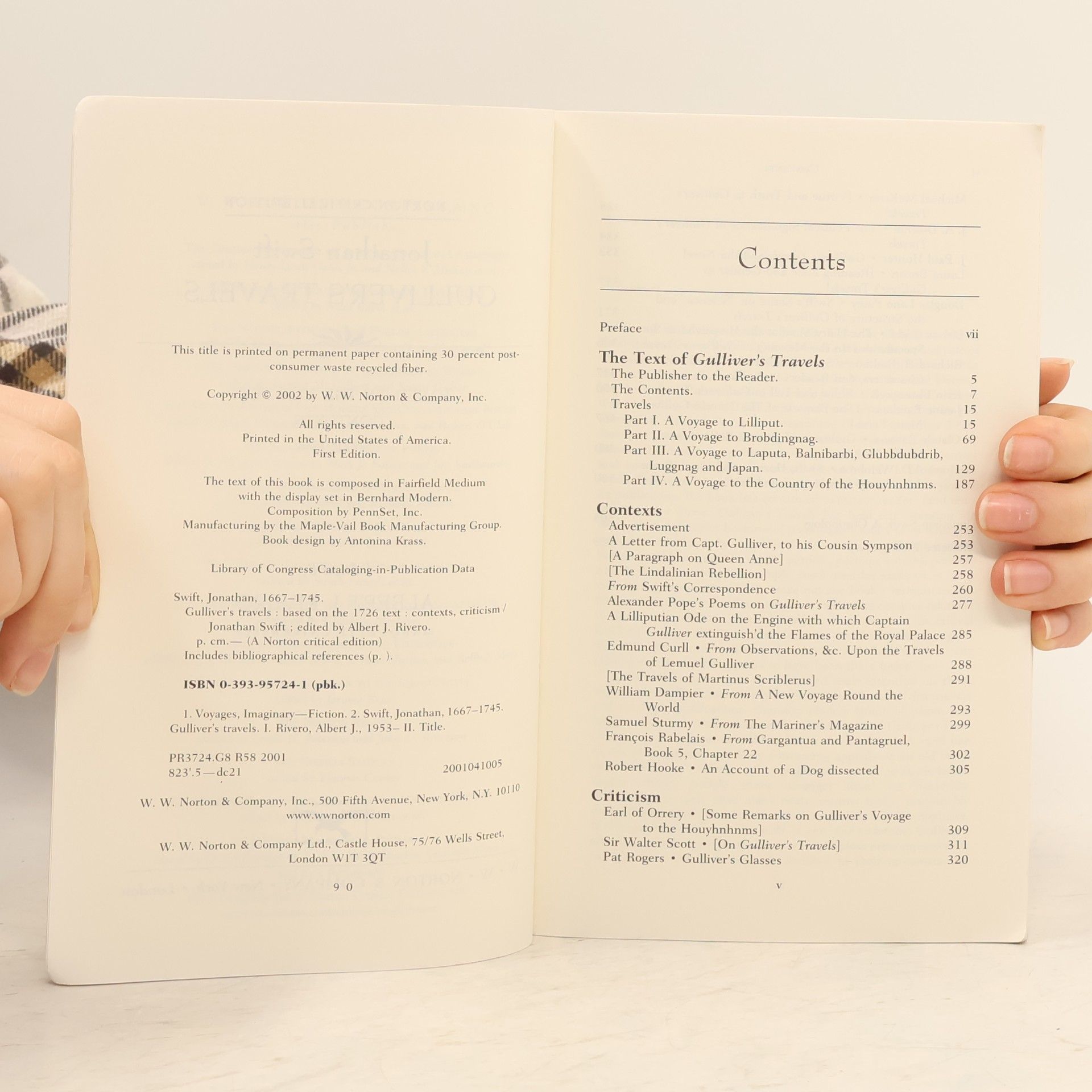 Jonathan Swift Norton Critical Editions: Gulliver's Travels
