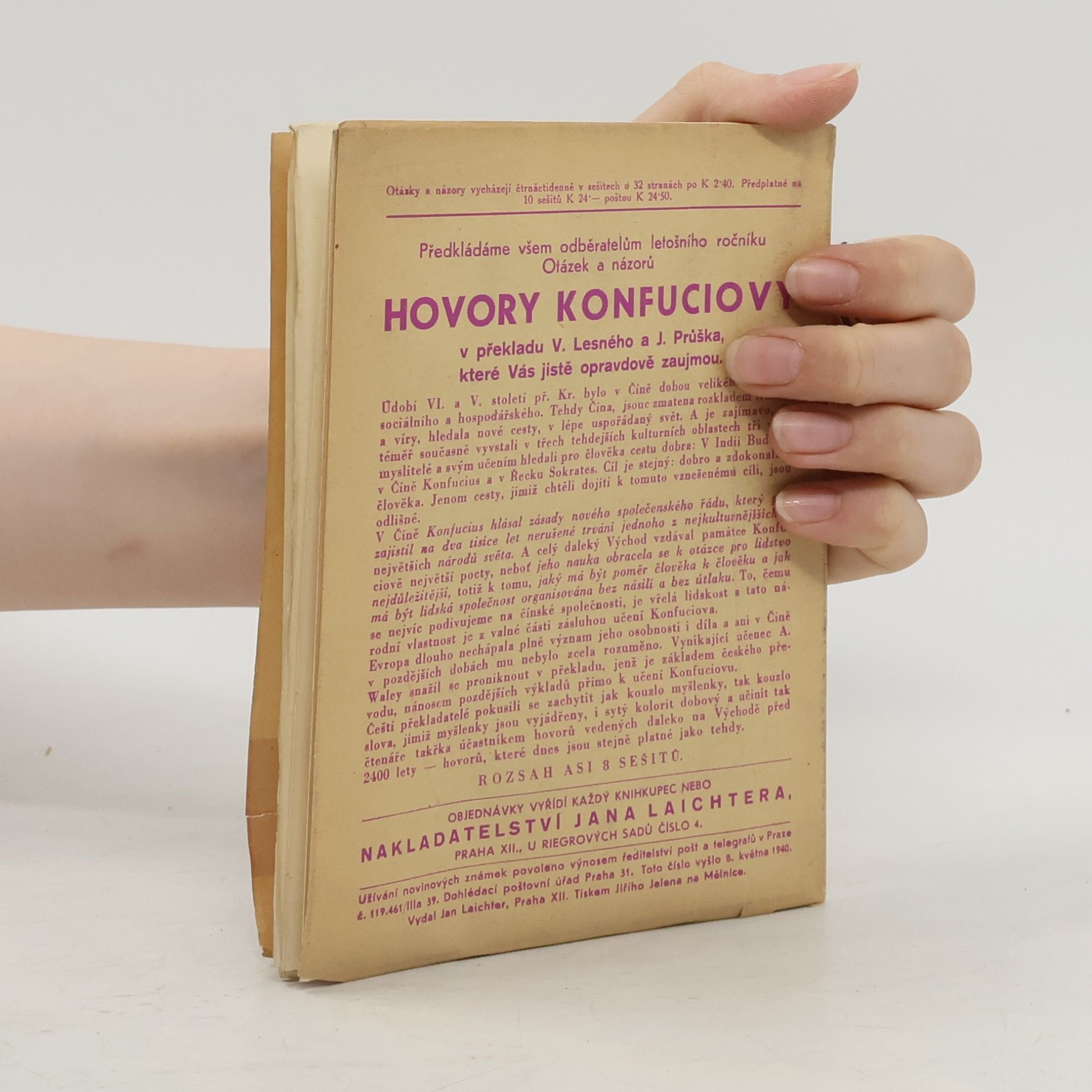 Autorenkollektiv Hovory Konfuciovy