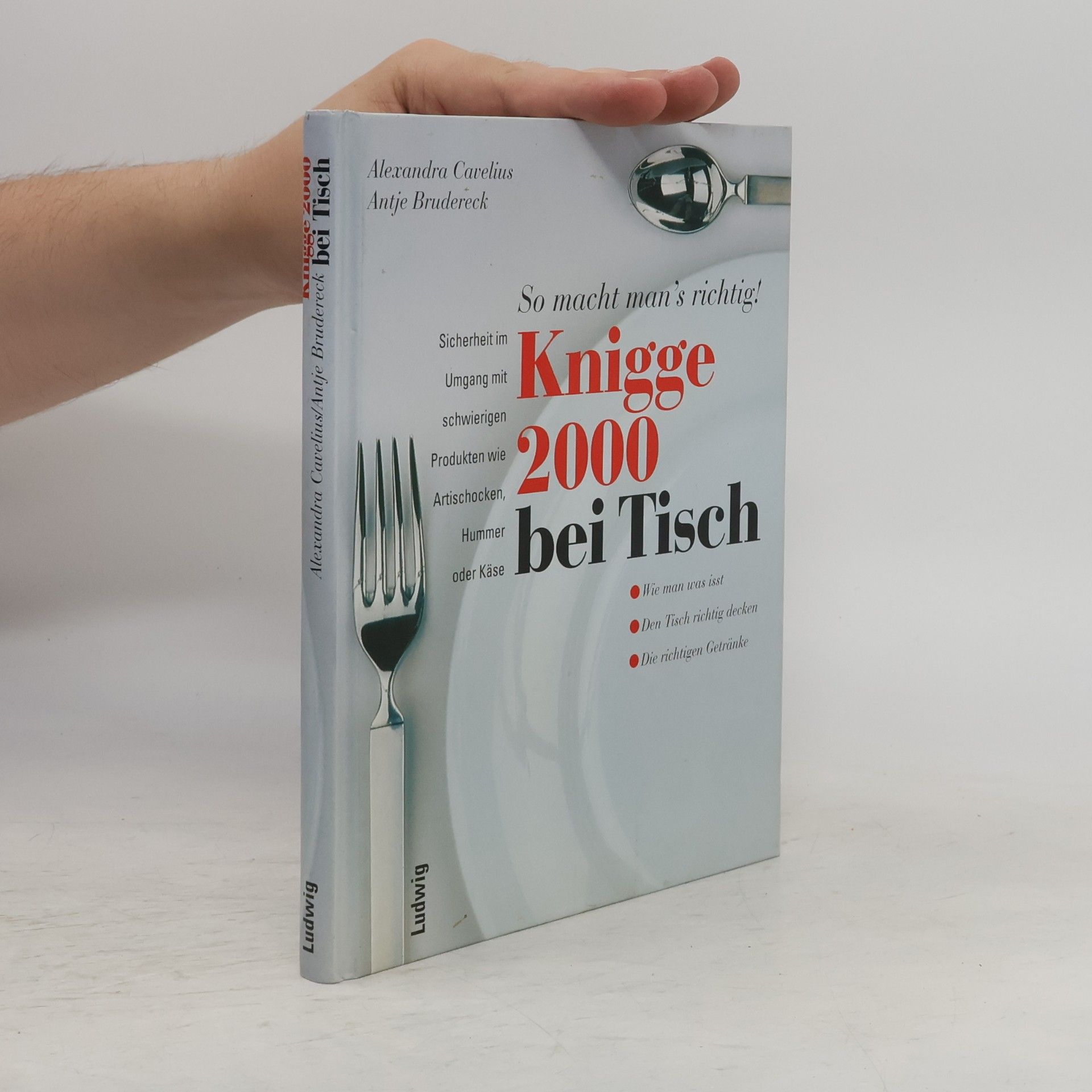Alexandra Cavelius Knigge 2000 bei Tisch
