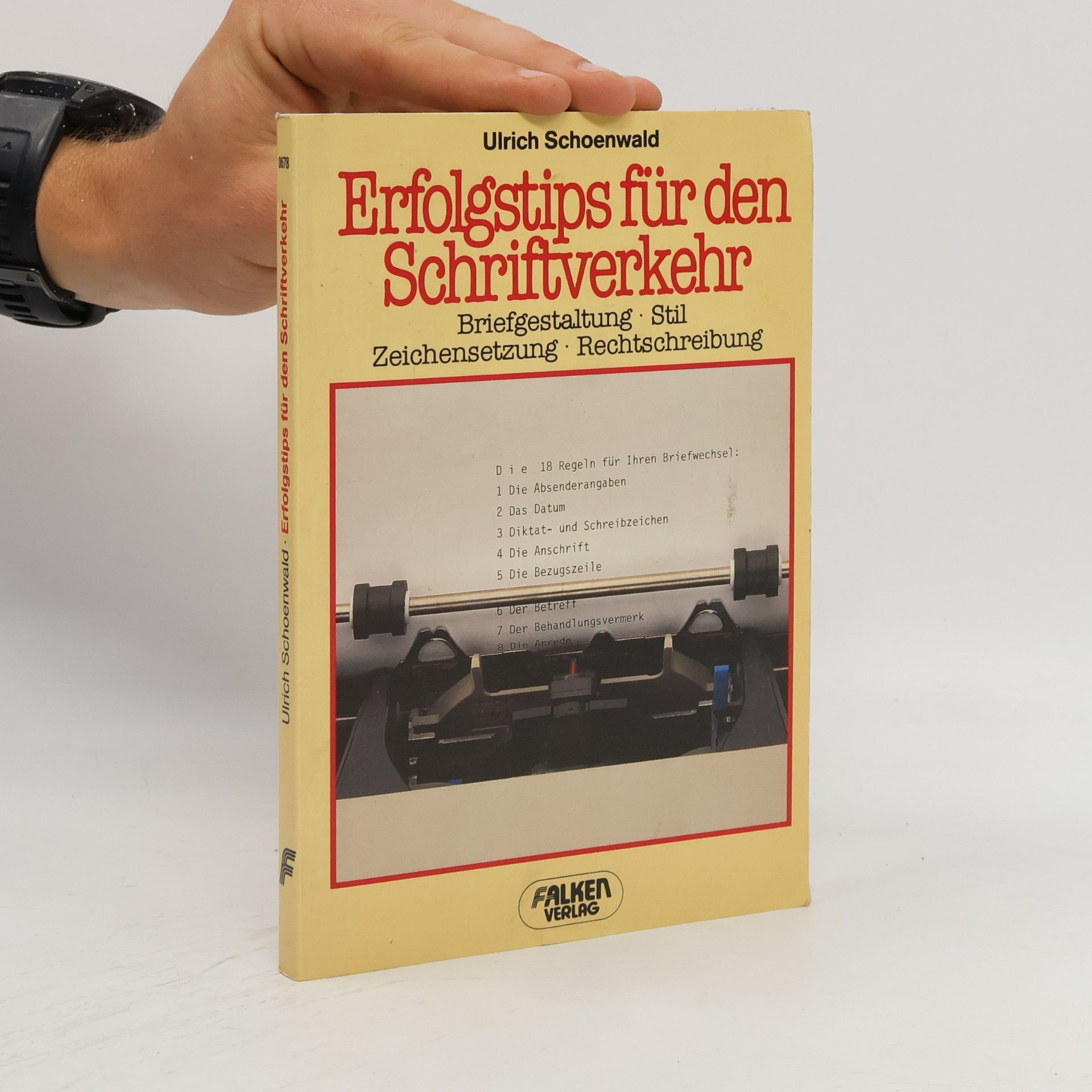 Joachim Werbellin Erfolgstips für den Schriftverkehr