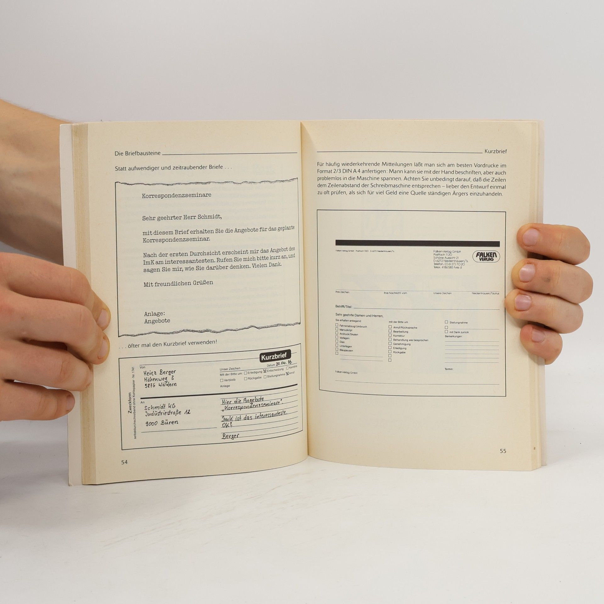 Joachim Werbellin Erfolgstips für den Schriftverkehr