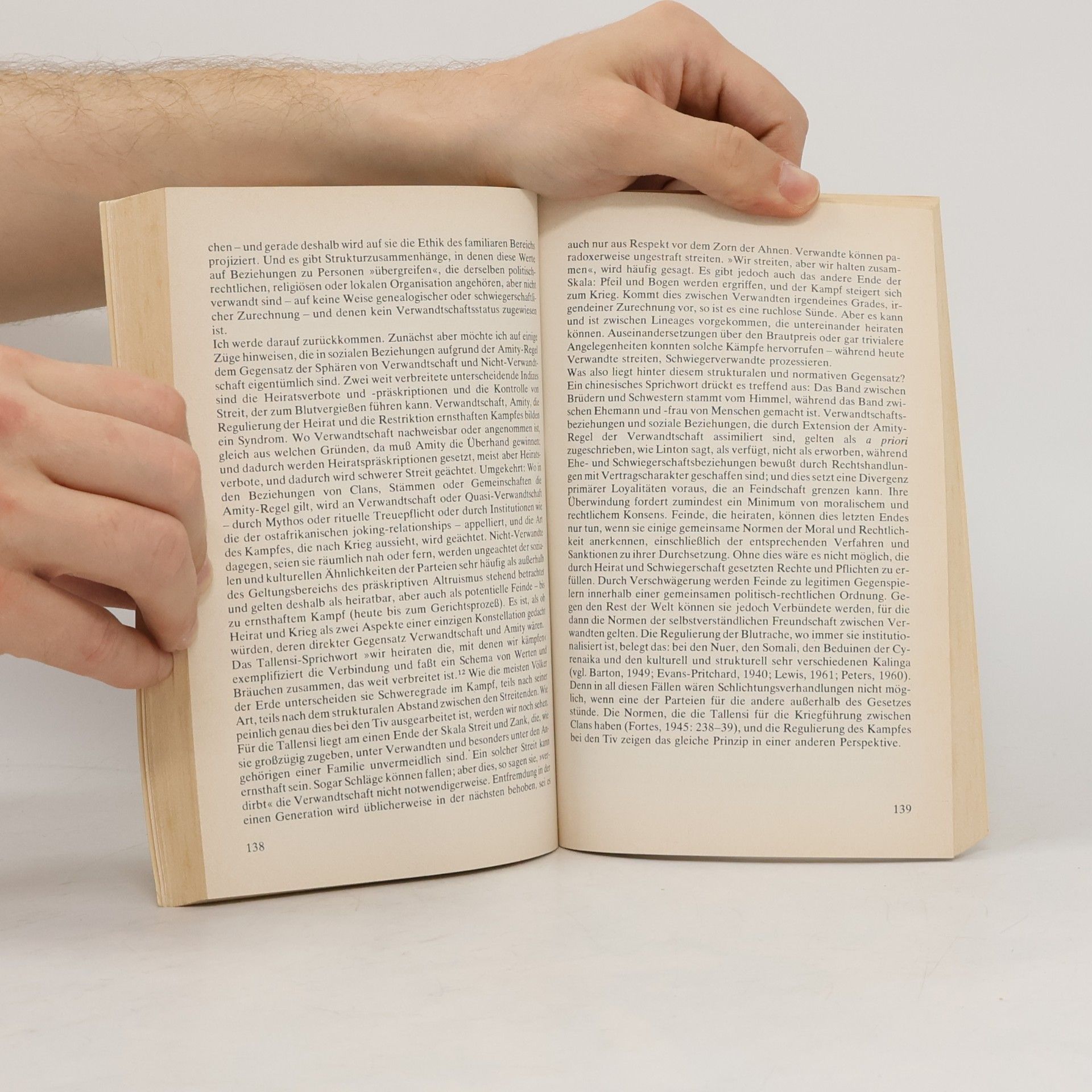Fritz Kramer EVA Taschenbücher, Bd.20, Gesellschaften ohne Staat, Genealogie und Solidarität