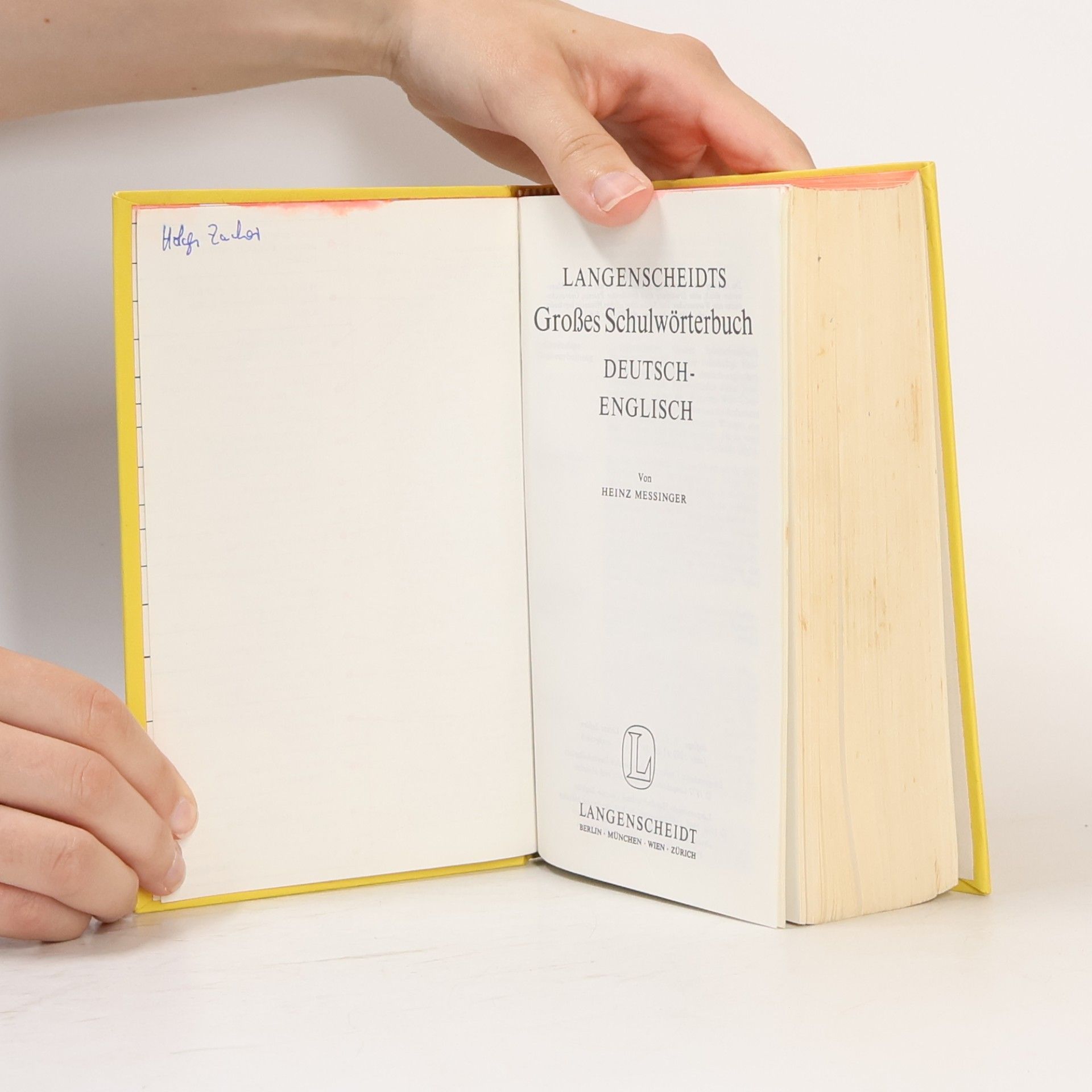 Heinz Messinger Langenscheidts grosses Schulwörterbuch