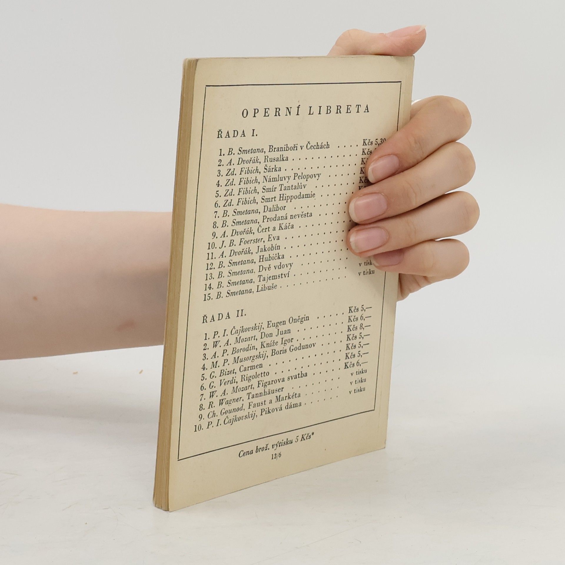 Antonín Dvořák Operní Libreta I-2. Rusalka