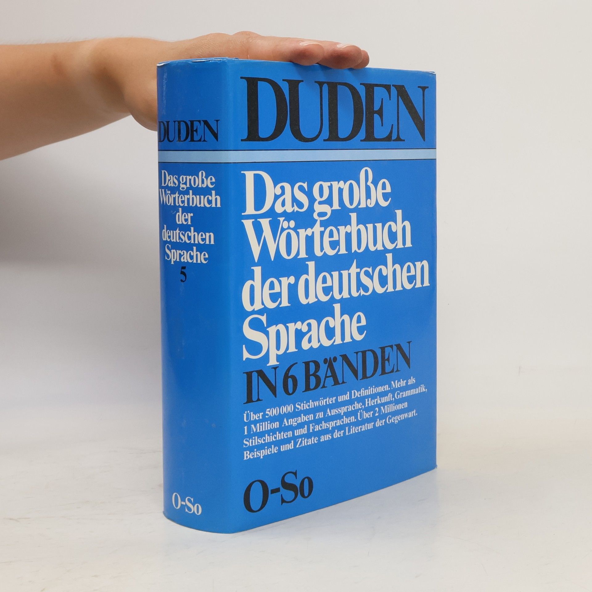 Günther Drosdowski Duden. Das grosse Wörterbuch der deutschen Sprache. 5
