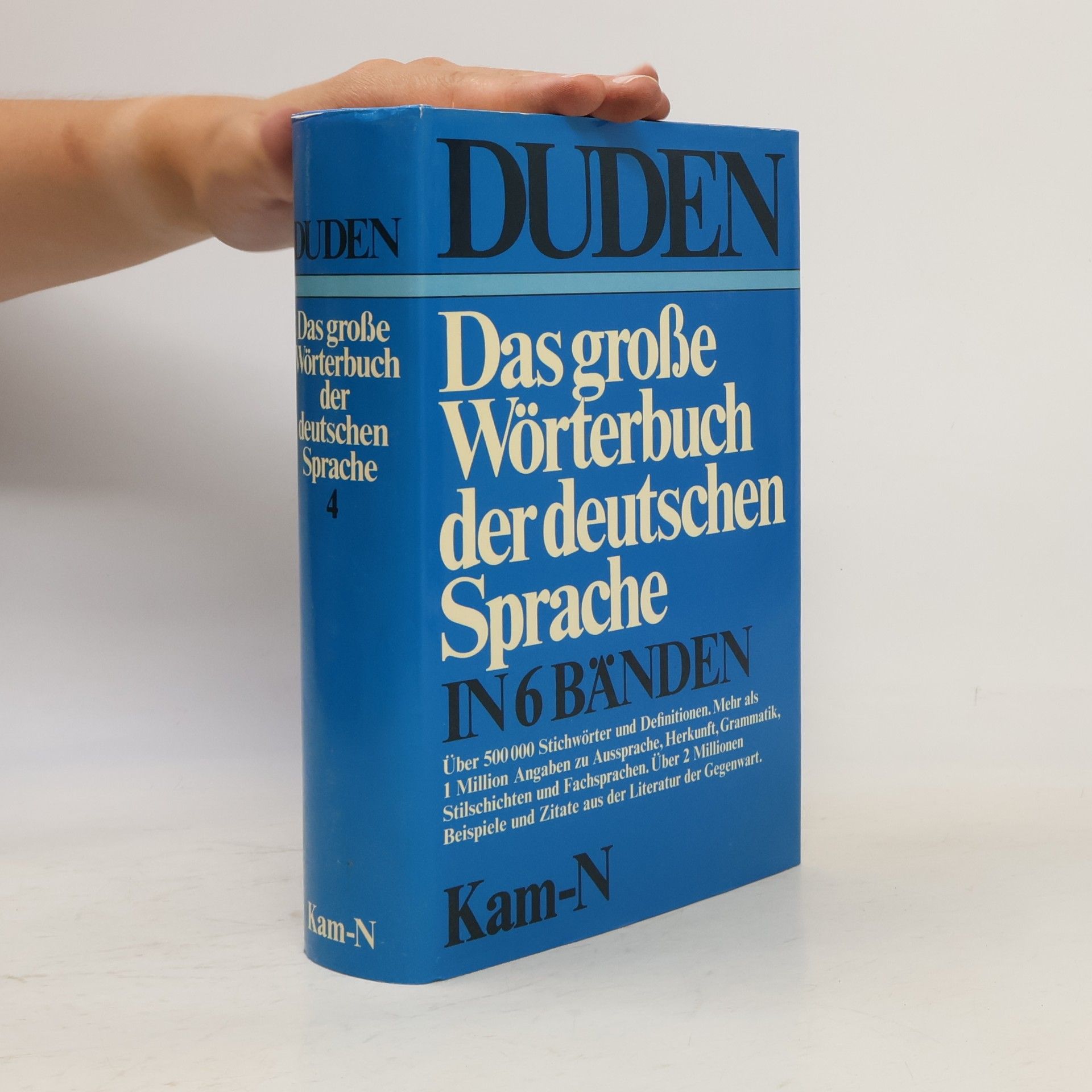 Günther Drosdowski Duden Das Große Wörterbuch Der Deutschen Sprache 4 (Kam-N)