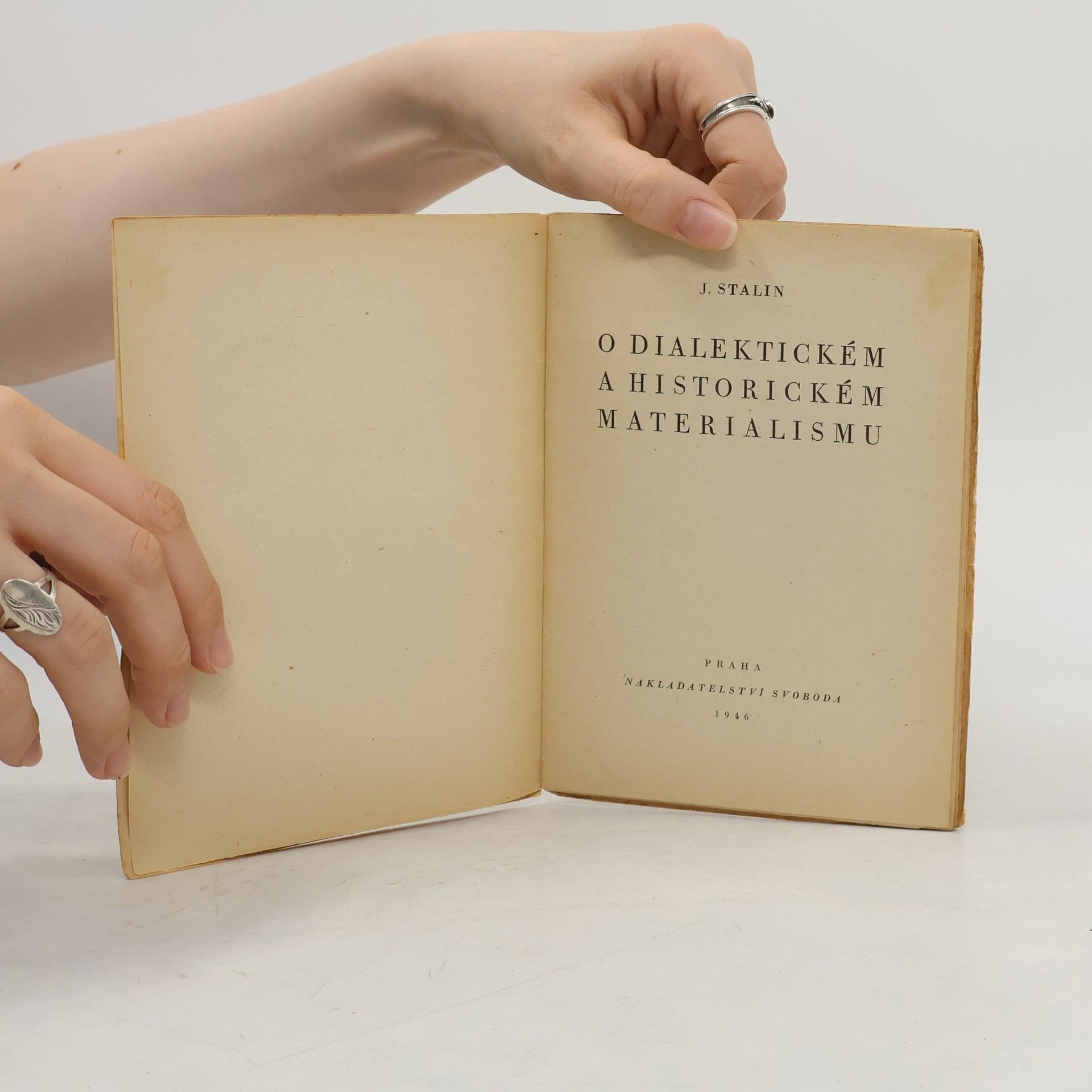 Josif Vissarionovič Stalin O dialektickém a historickém materialismu