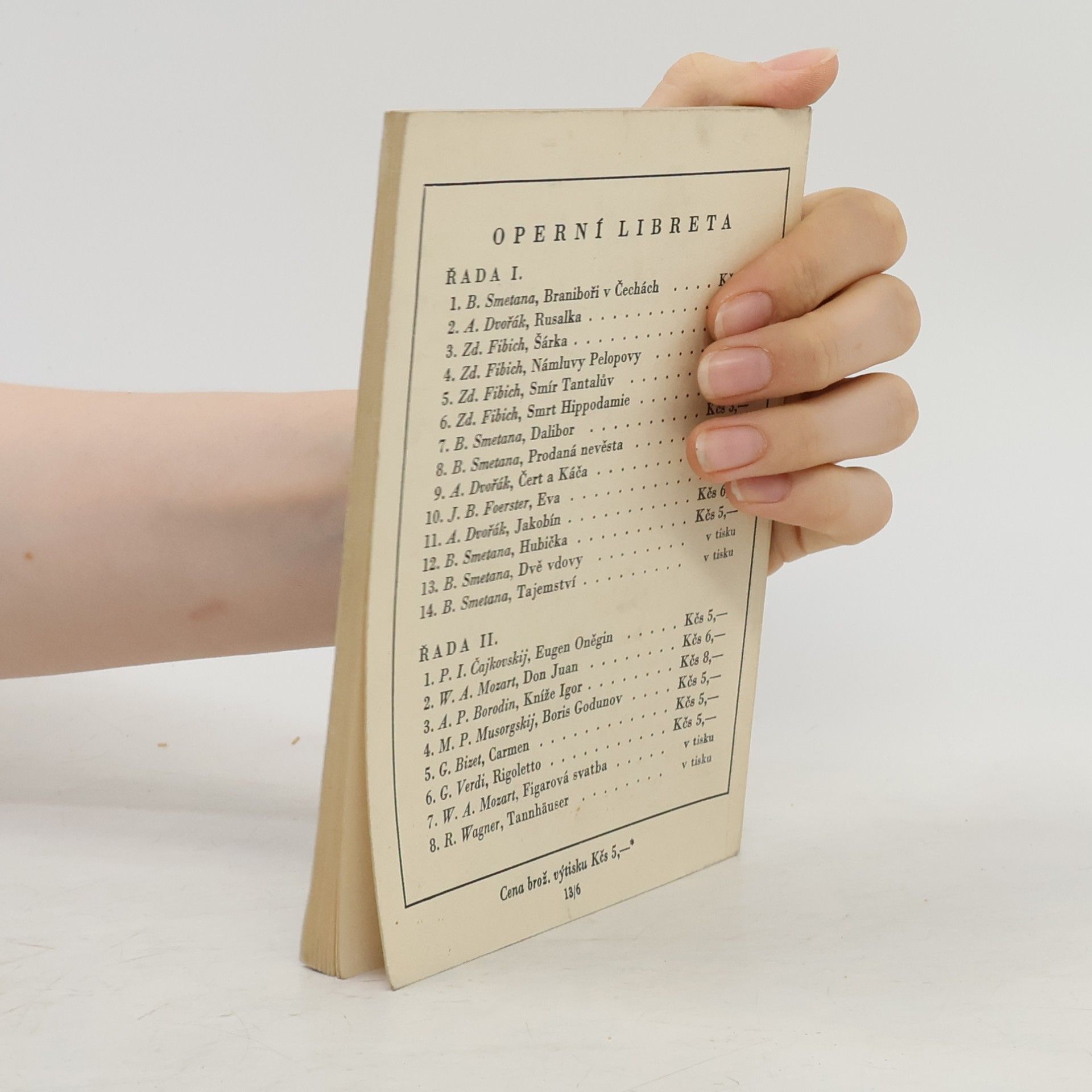 Bedřich Smetana Operní libreta I-12