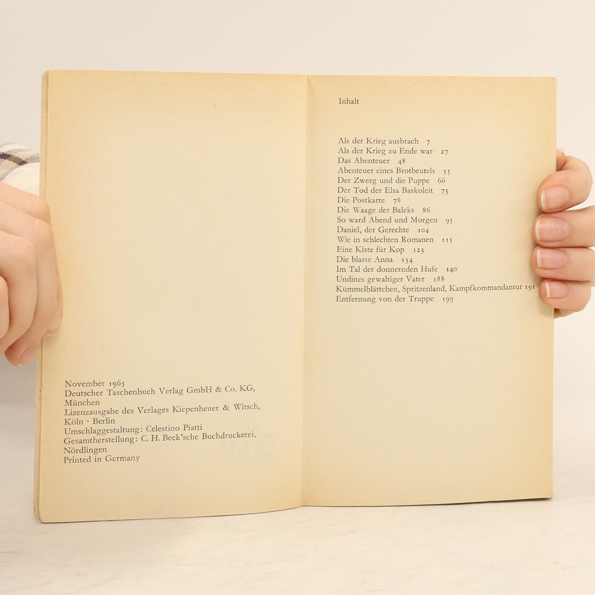 Heinrich Böll Als der Krieg ausbrach. Erzählungen I