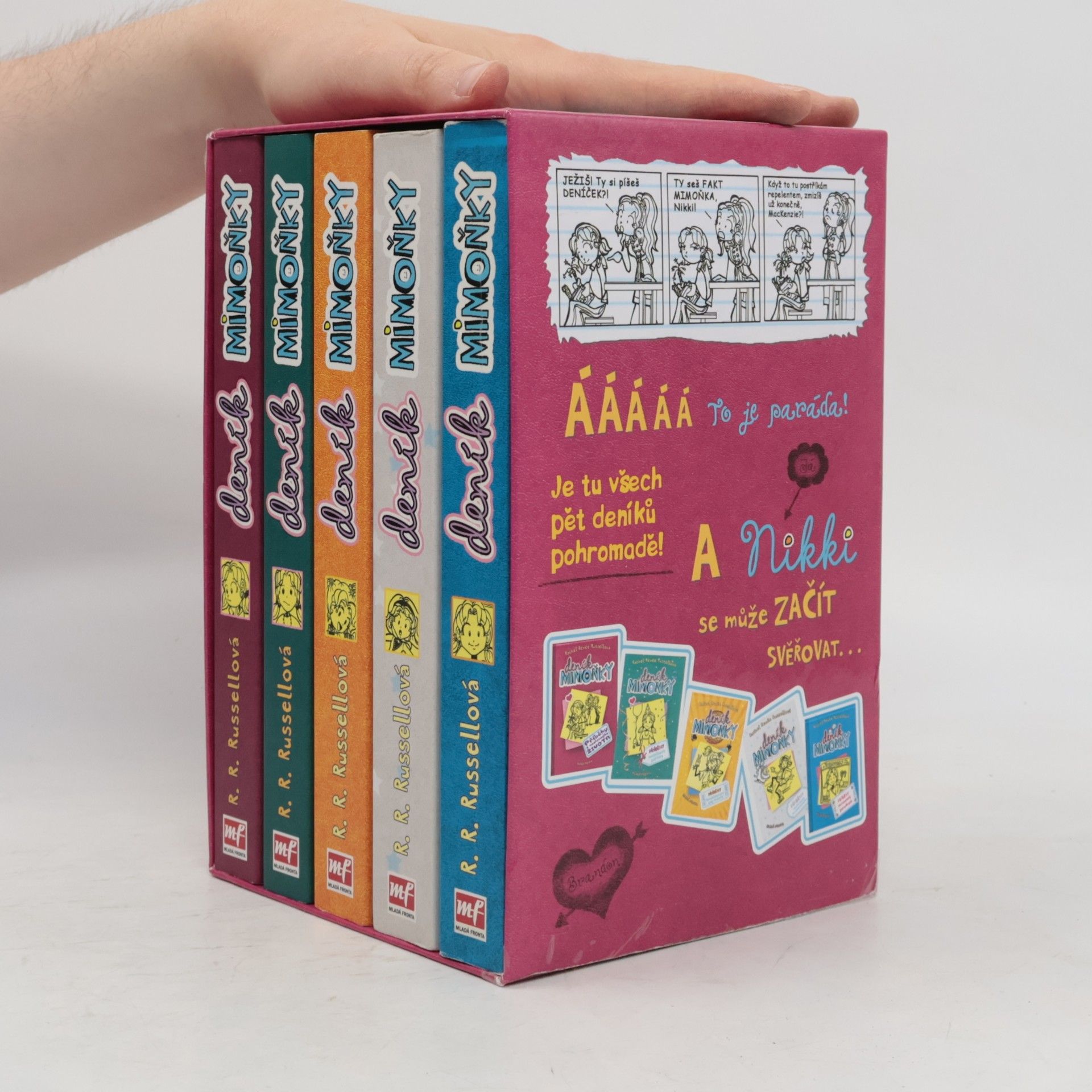 Rachel Renée Russellová Deník mimoňky 1-5 (box)