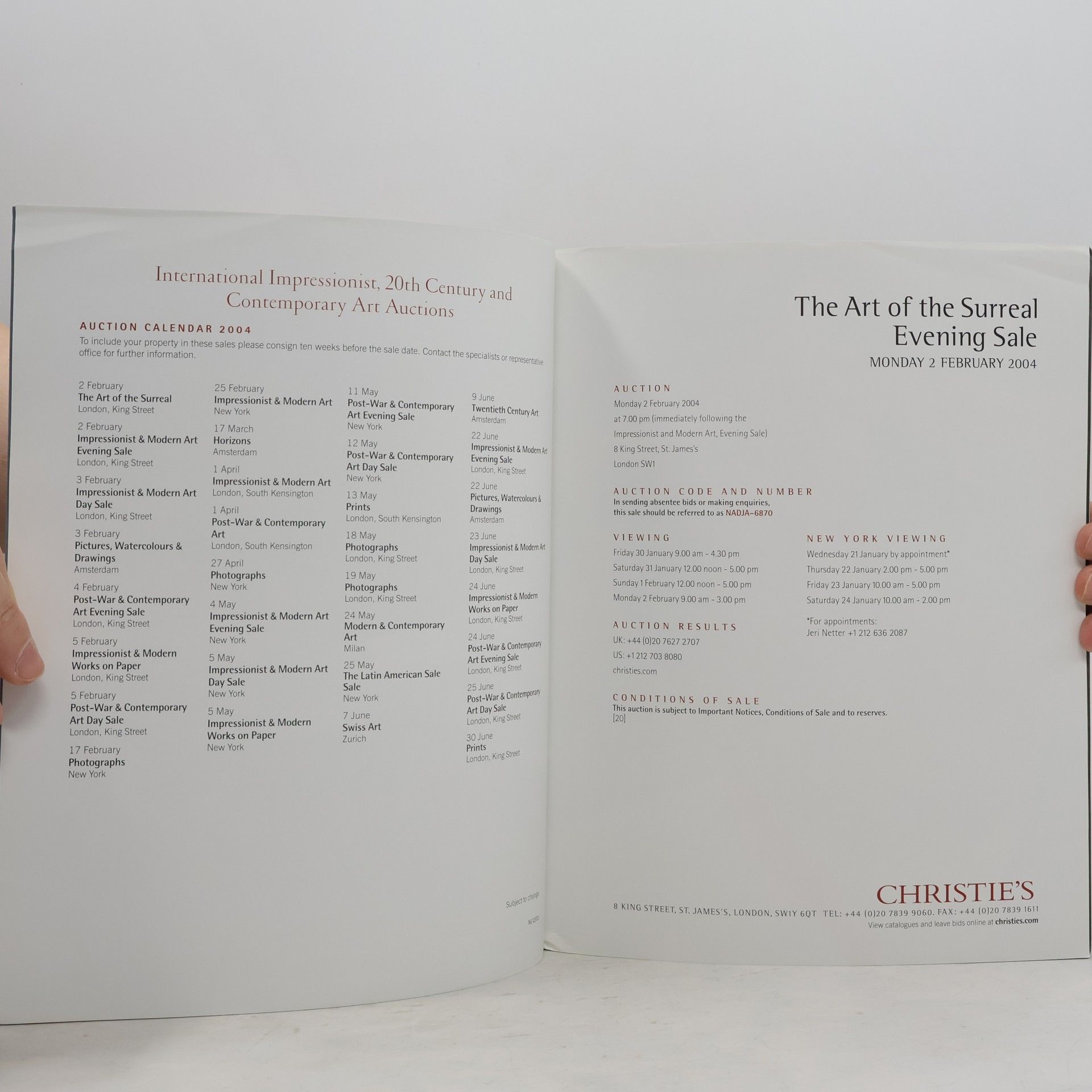 Autores varios Christie's London