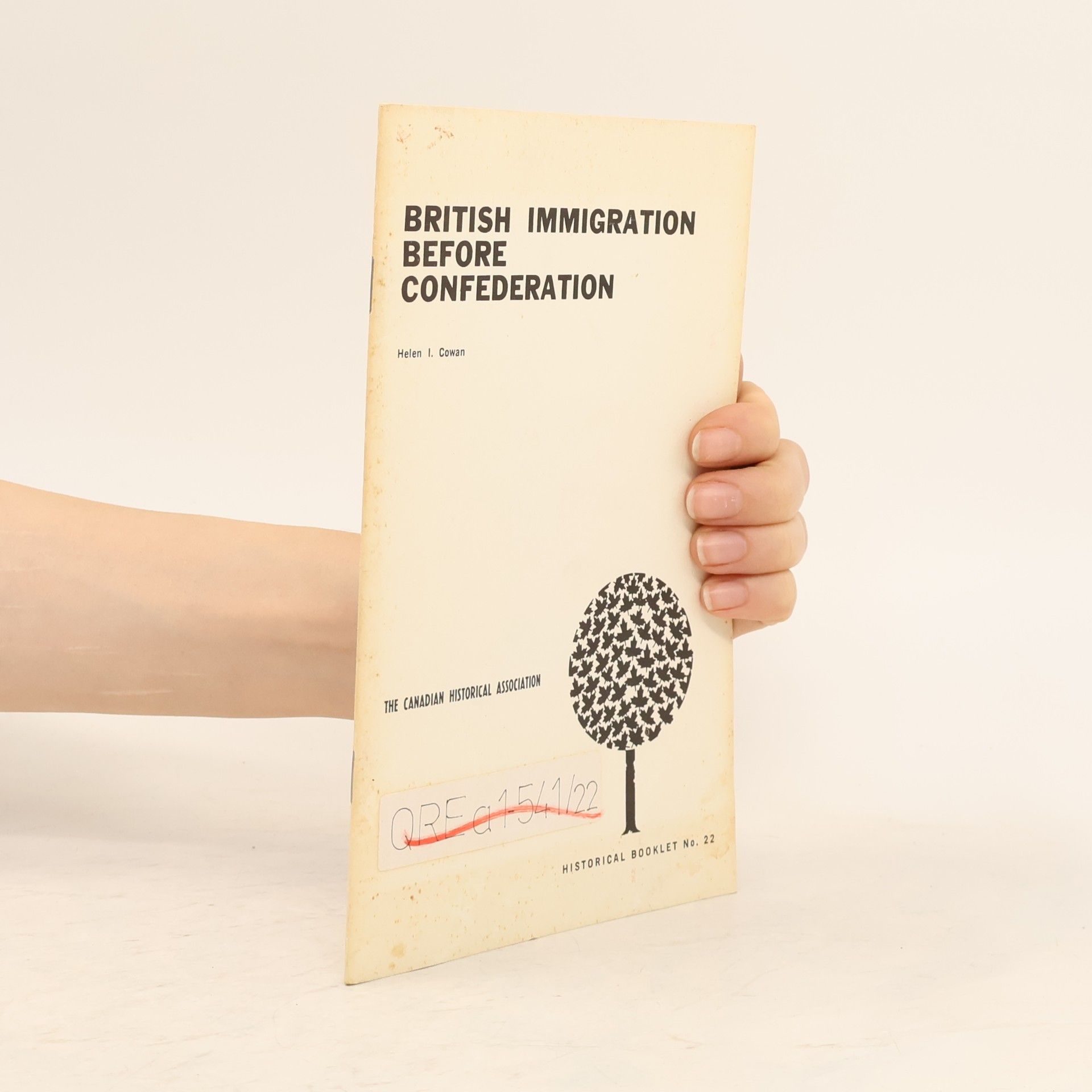 Helen I. Cowan Britisch Immigration before Confederation