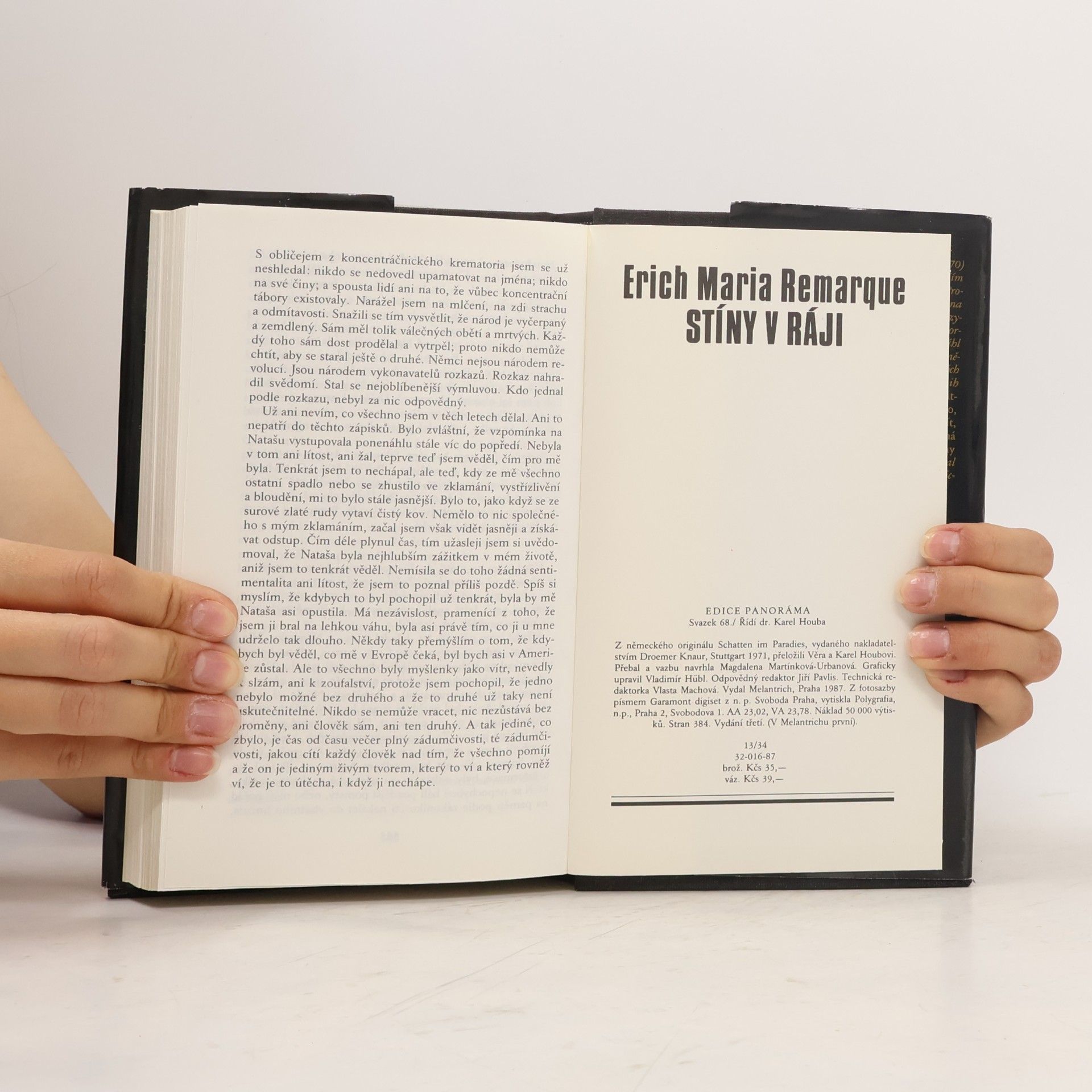 Erich Maria Remarque Stíny v ráji