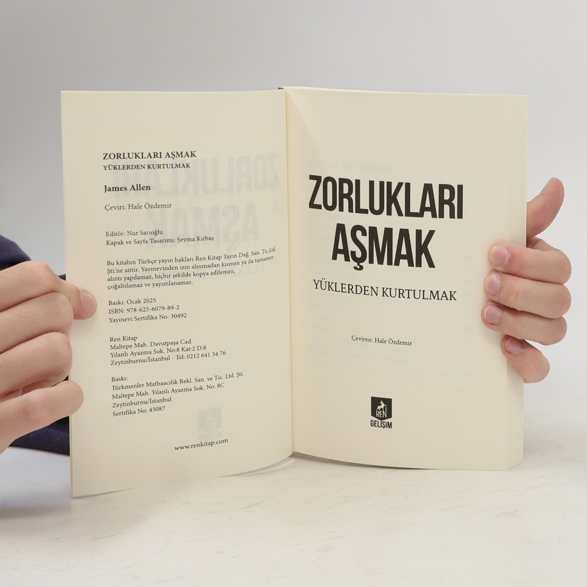 James Allen Zorlukları Aşmak ve Yüklerden Kurtulmak