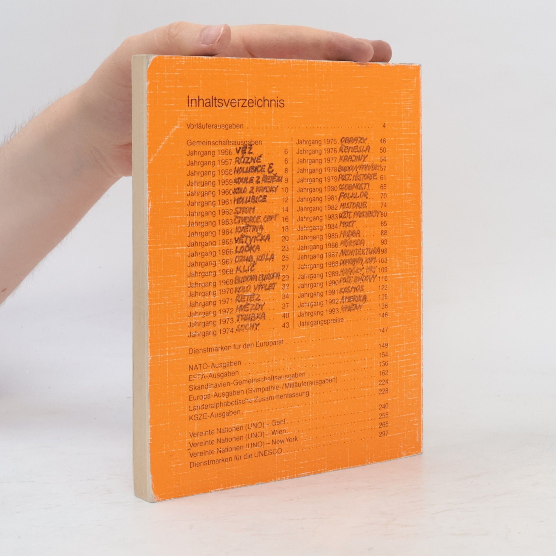 Olivier Debré Michel-Cept /UNO-Katalog 1993/94