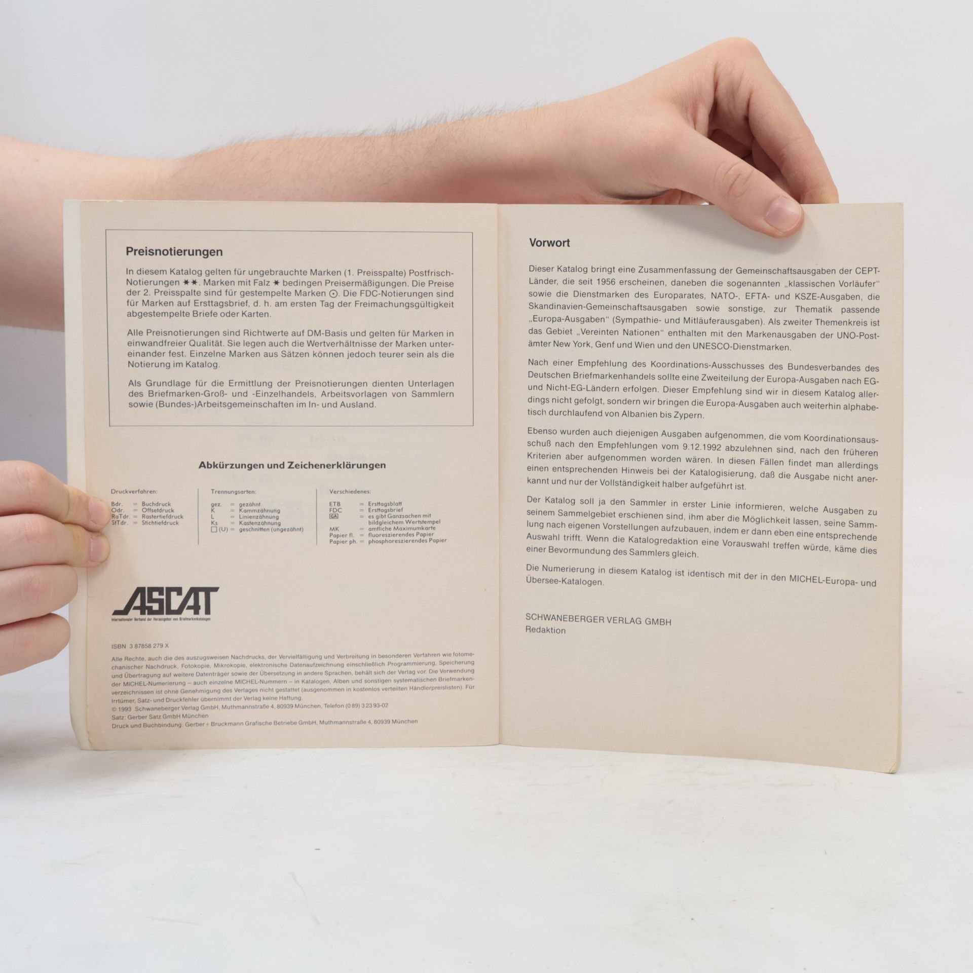 Olivier Debré Michel-Cept /UNO-Katalog 1993/94