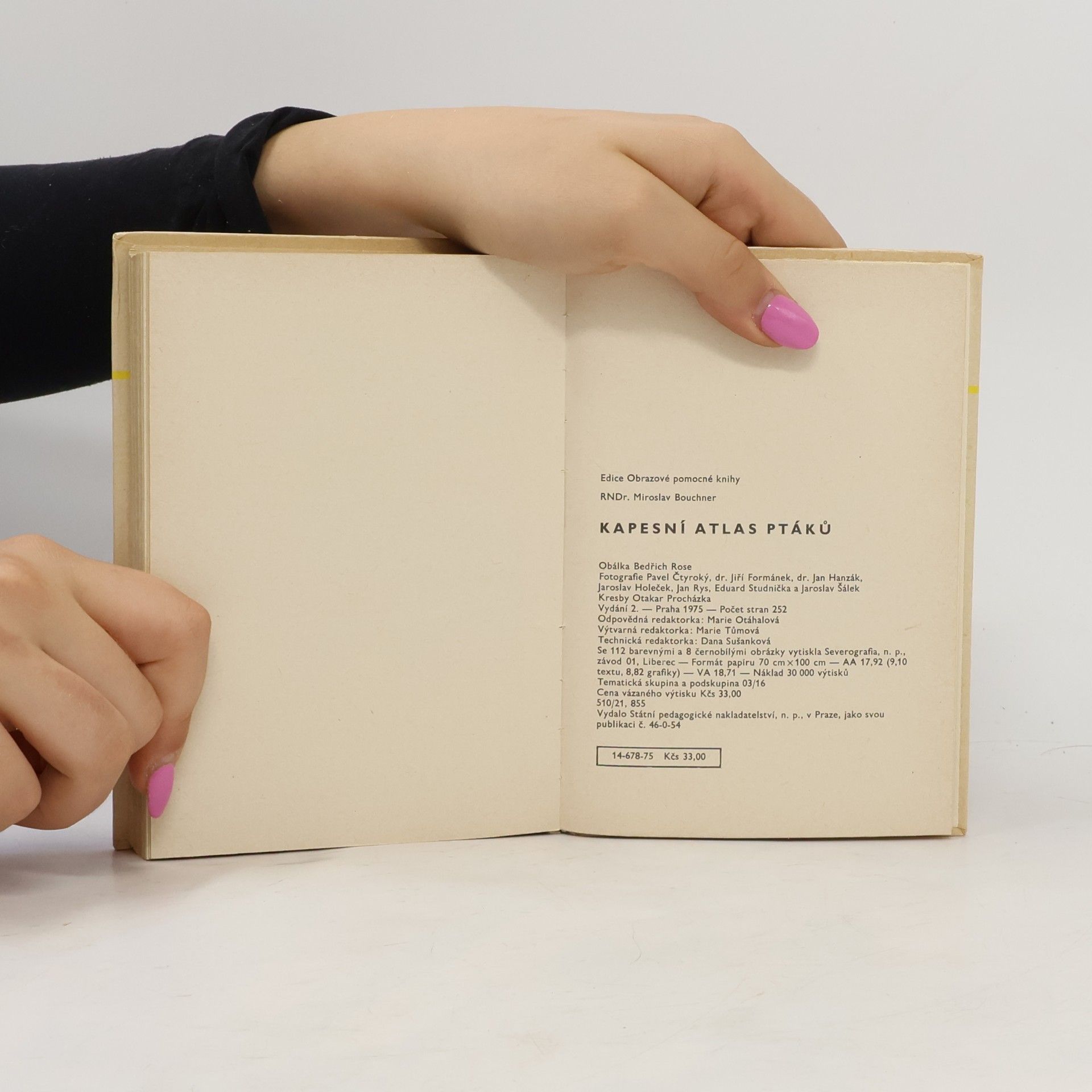 Miroslav Bouchner Kapesní atlas ptáků