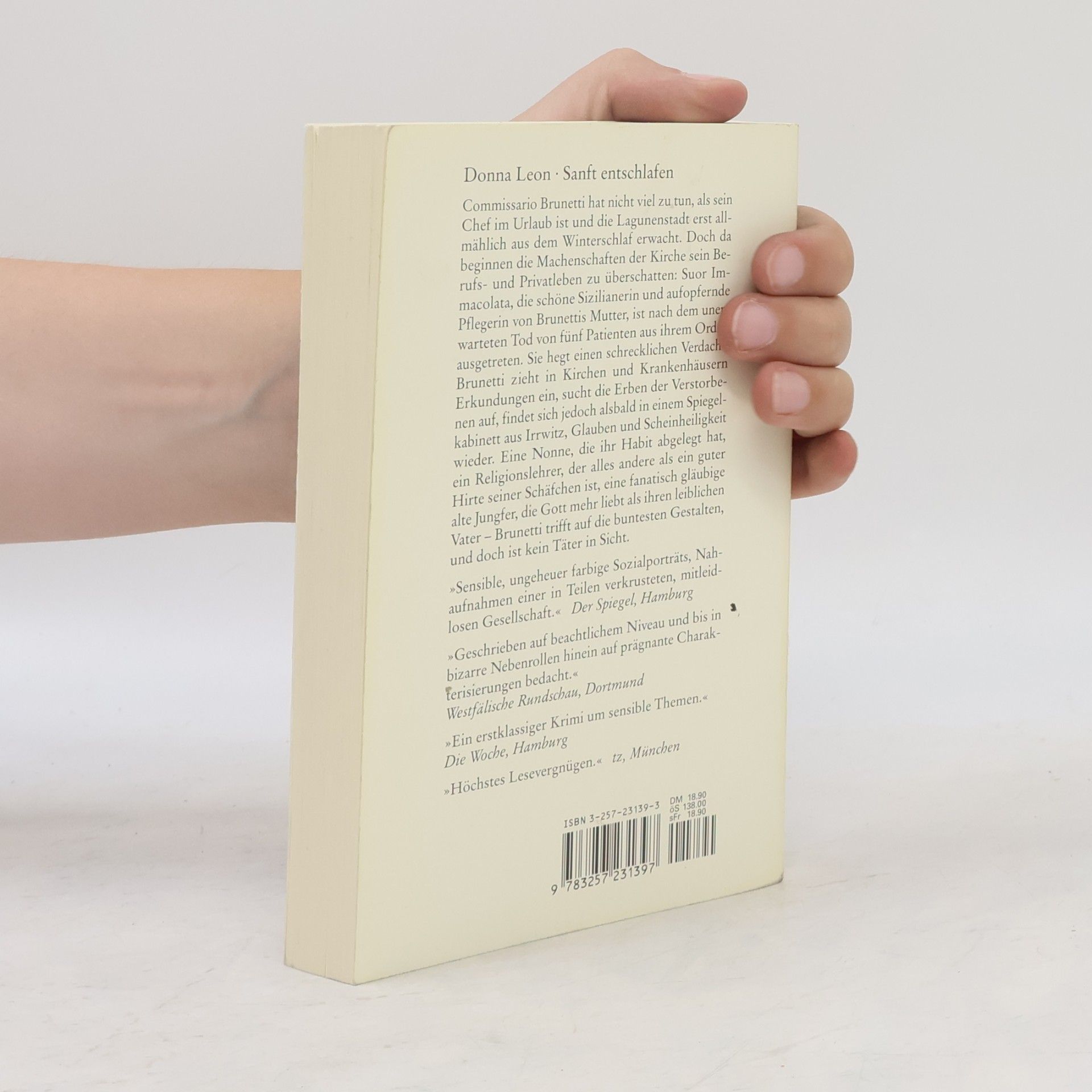 Donna Leon Sanft entschlafen. Commissario Brunettis sechster Fall