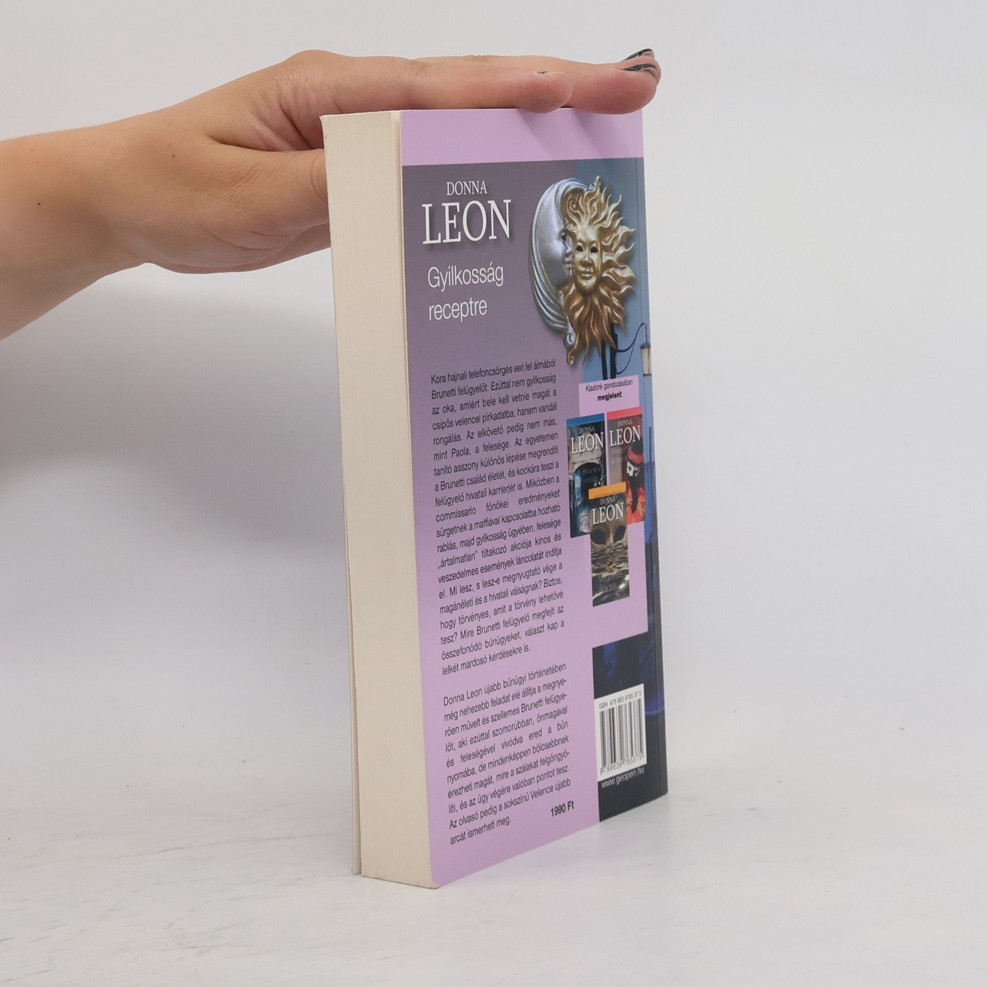 Donna Leon Gyilkosság receptre