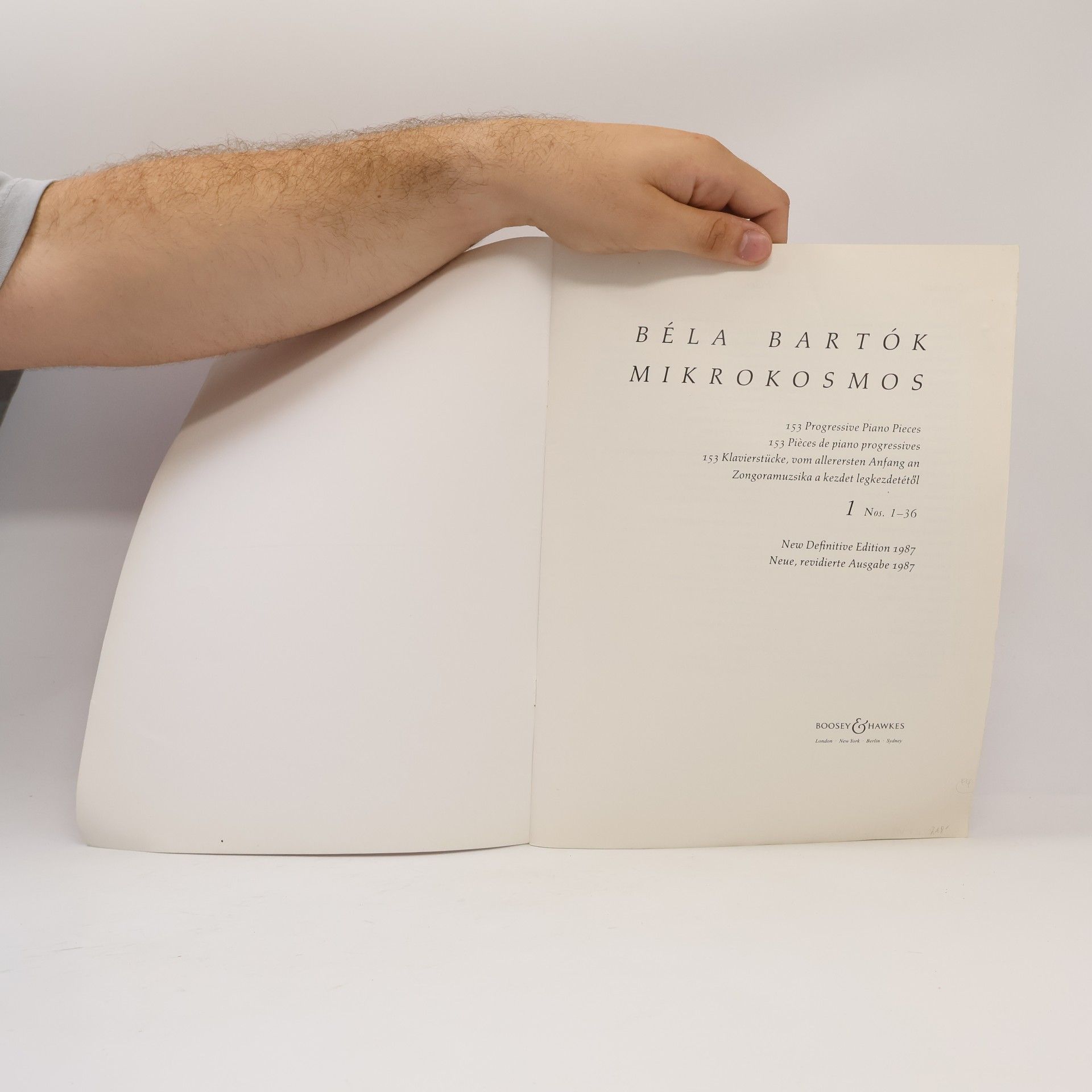 Béla Bartók Mikrokosmos 1