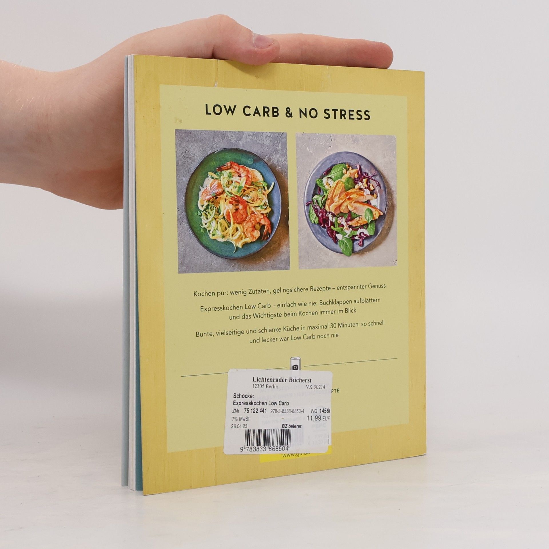 Sarah Schocke Expresskochen Low Carb