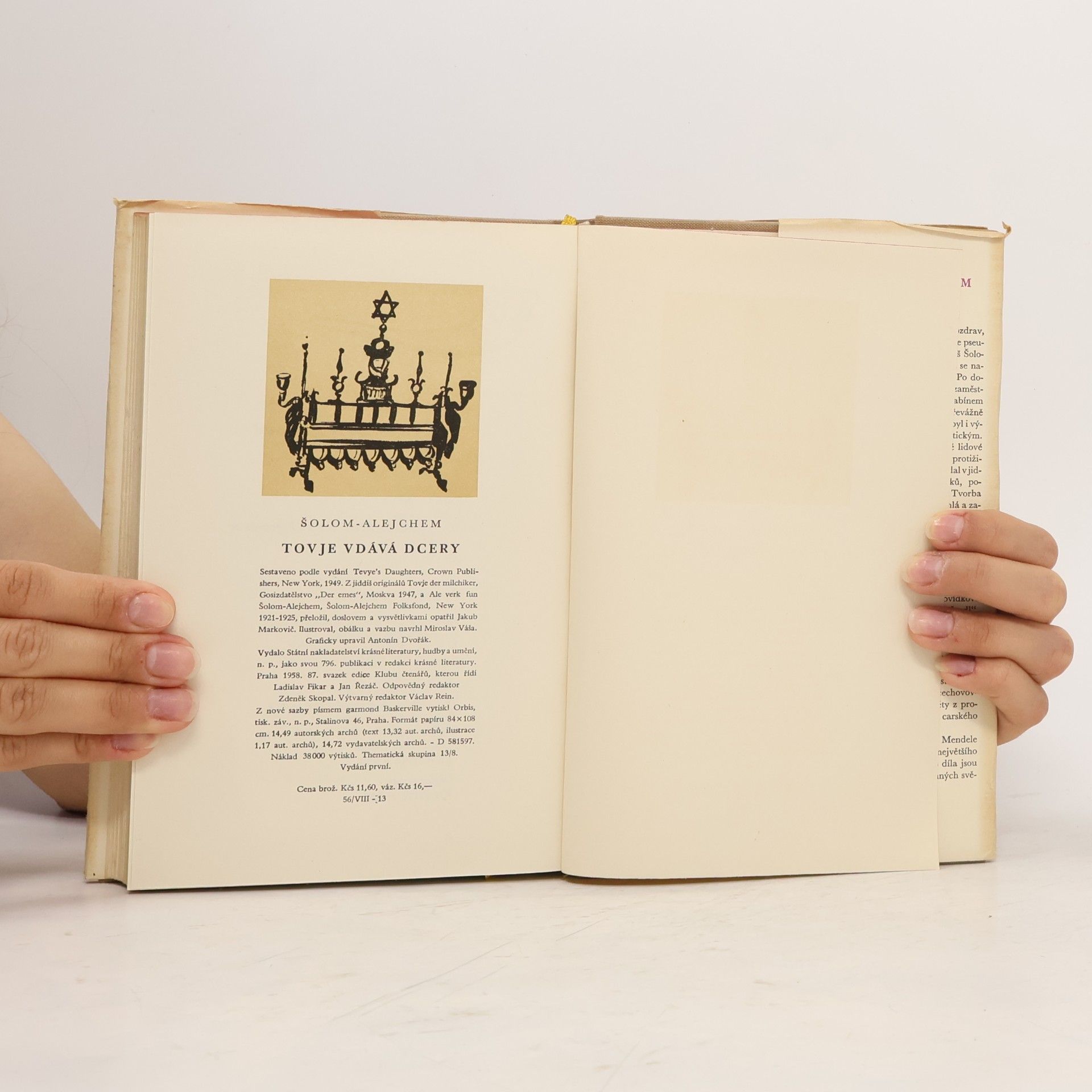Scholem Alejchem Tovje vdává dcery
