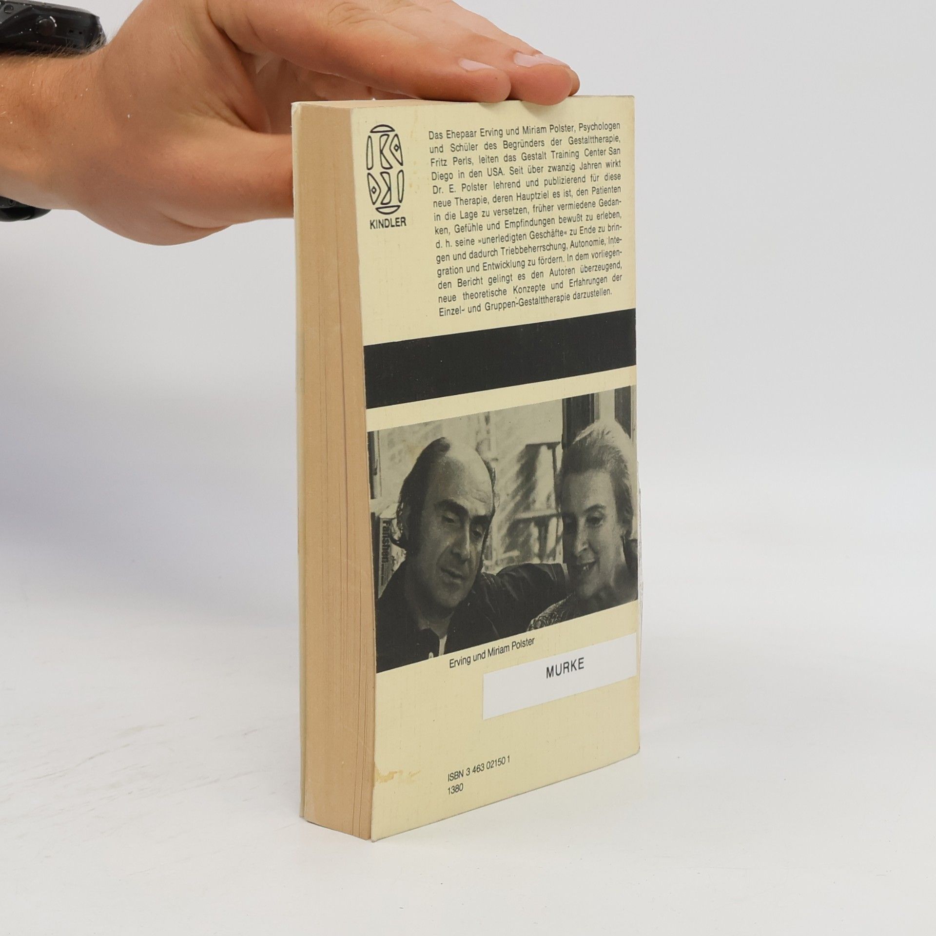 Erving Polster Gestalttherapie
