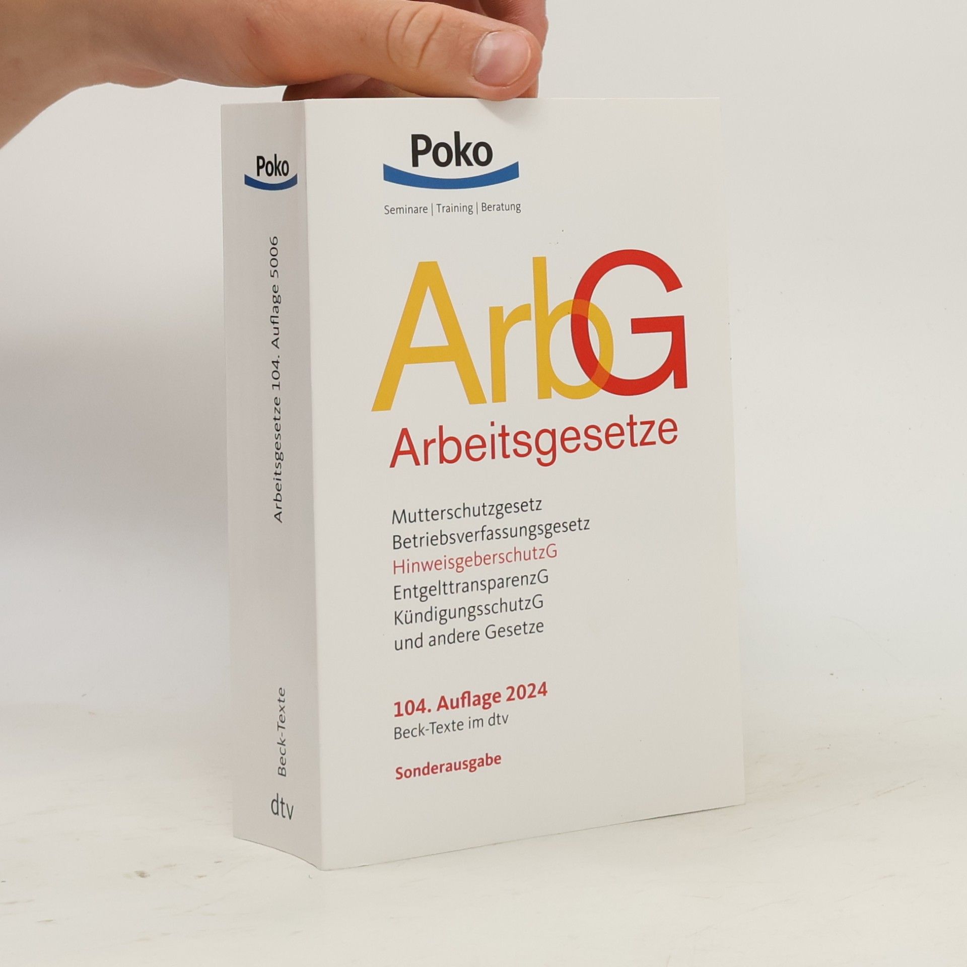 Collectif d'auteurs ArbG Arbeitgesetze
