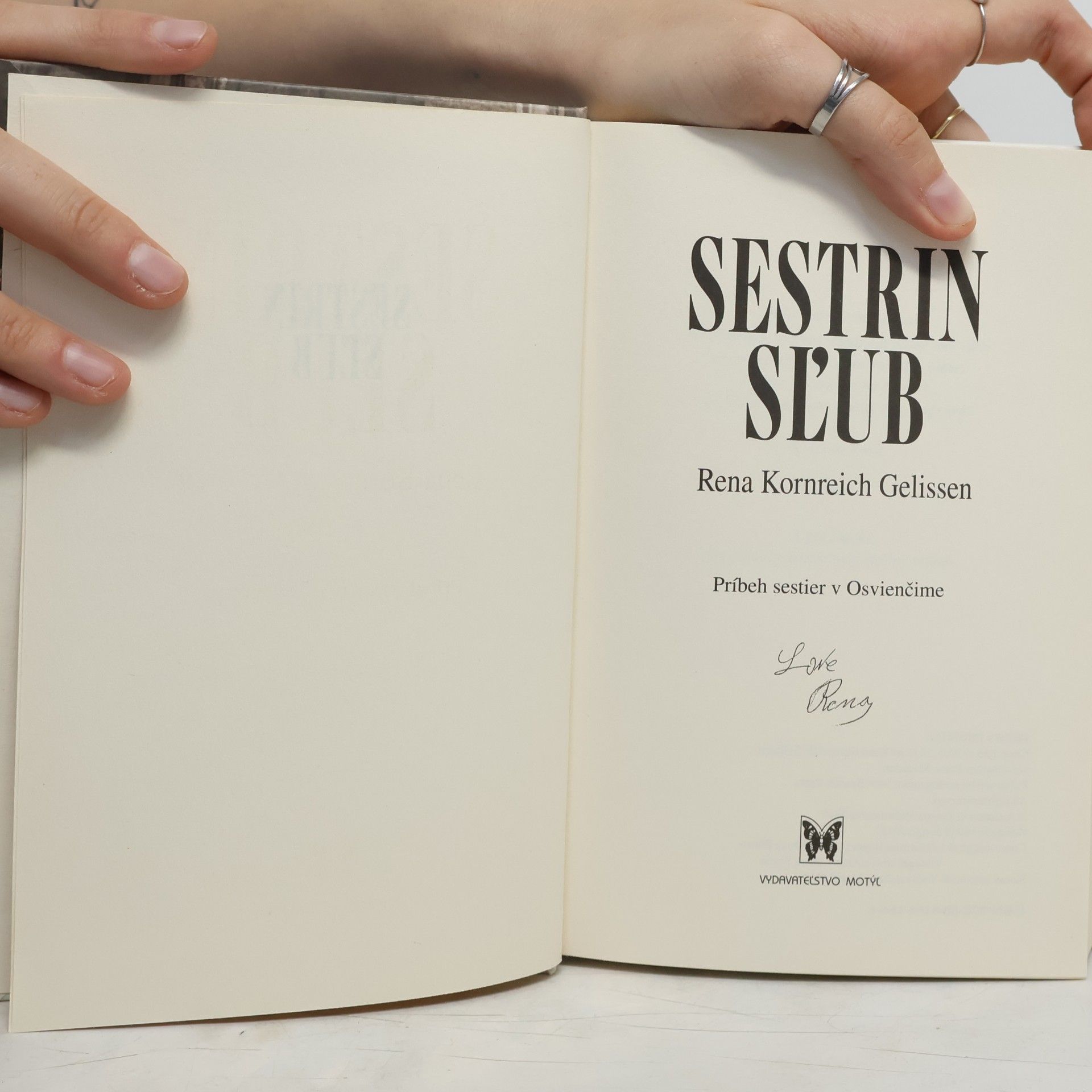 Rena Kornreich Gelissen Sestrin sľub