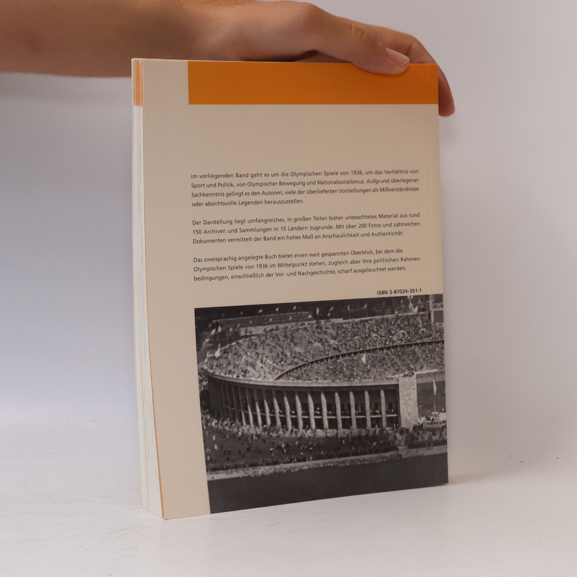 Reinhard Rürup 1936 - die Olympischen Spiele und der Nationalsozialismus, the Olympic Games and national socialism