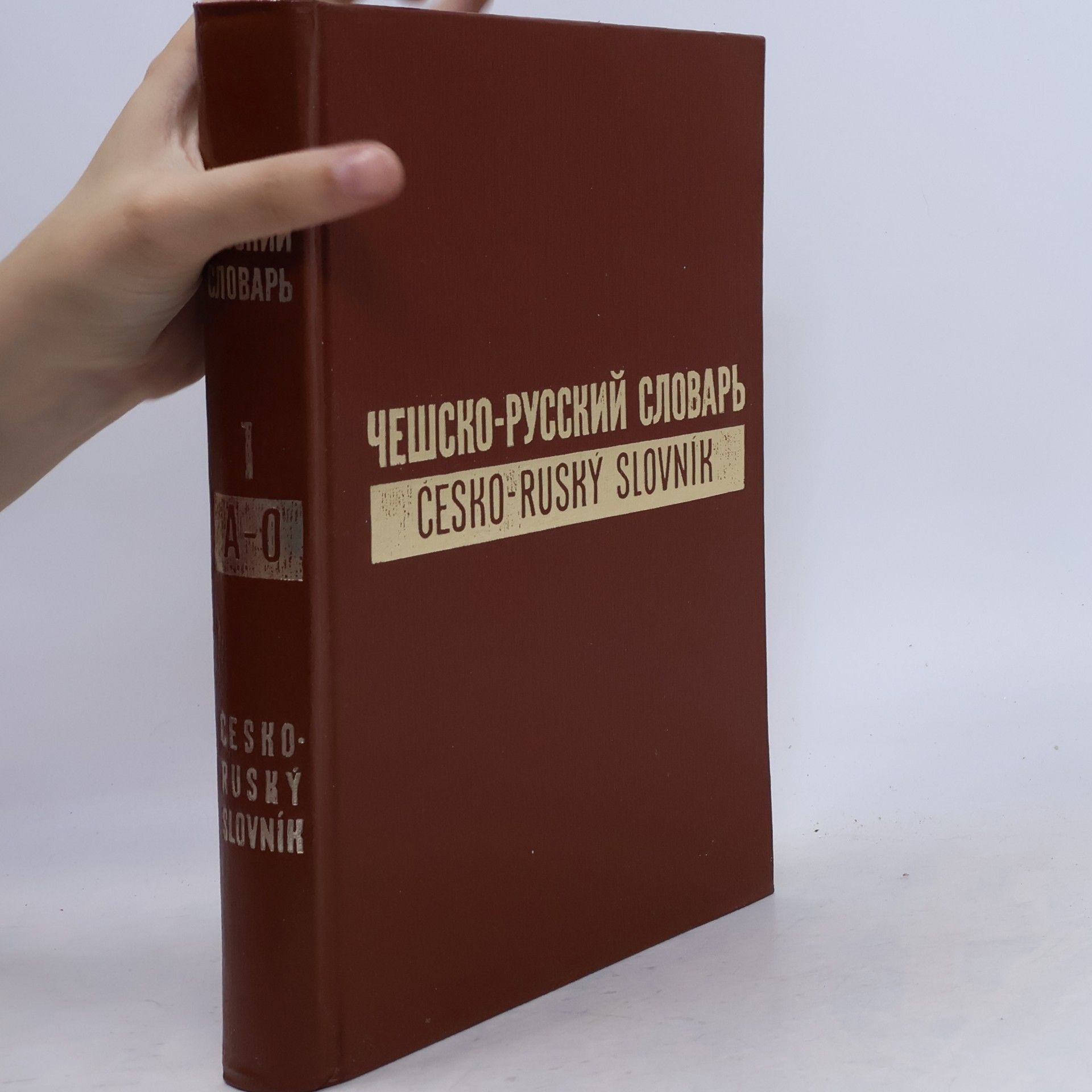 Kolektív autorov Чешско-русский словарь 1. A-O. Česko-ruský slovník 1. A-O