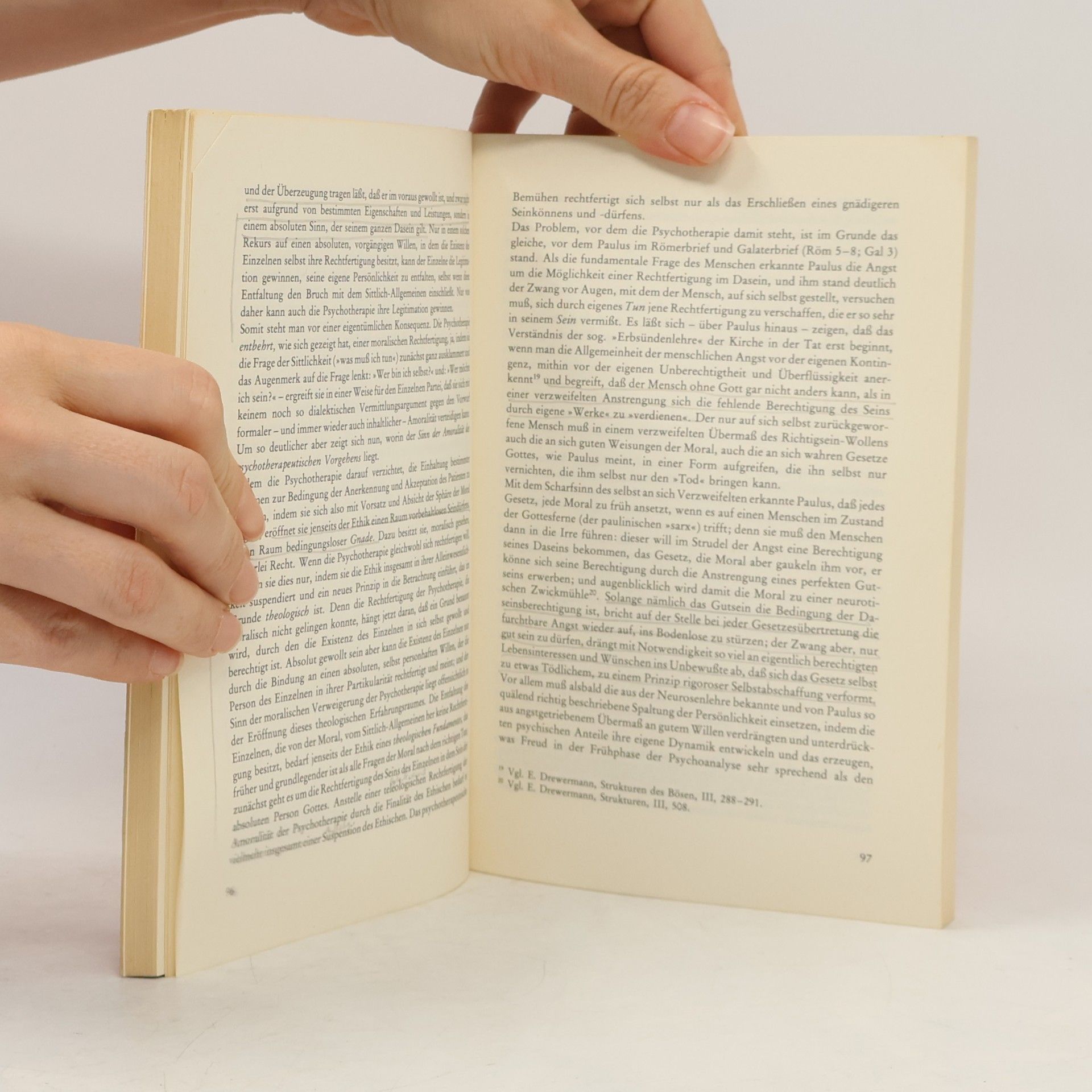 Eugen Drewermann Psychoanalyse und Moraltheologie