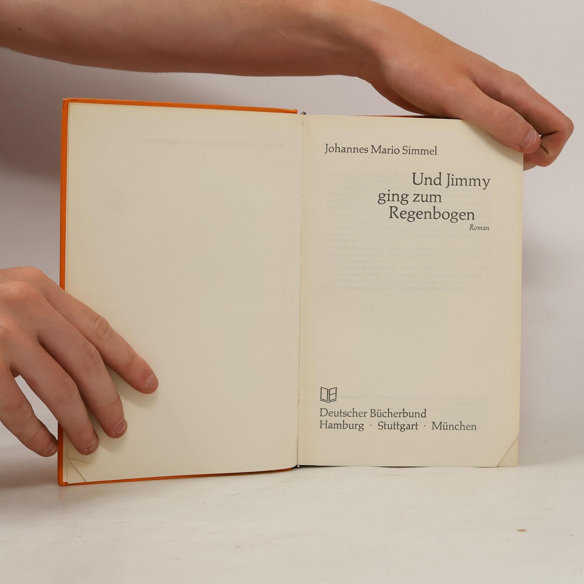 Johannes Mario Simmel Und Jimmy ging zum Regenbogen