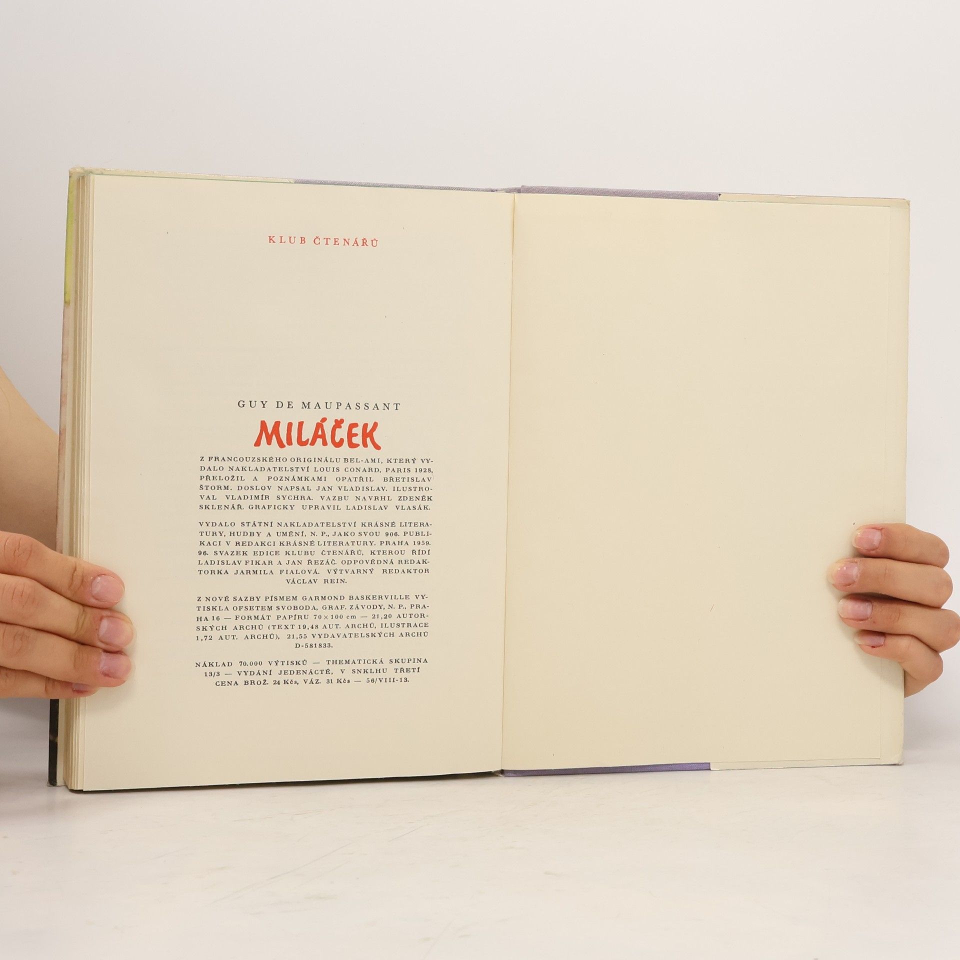 Guy de Maupassant Miláček