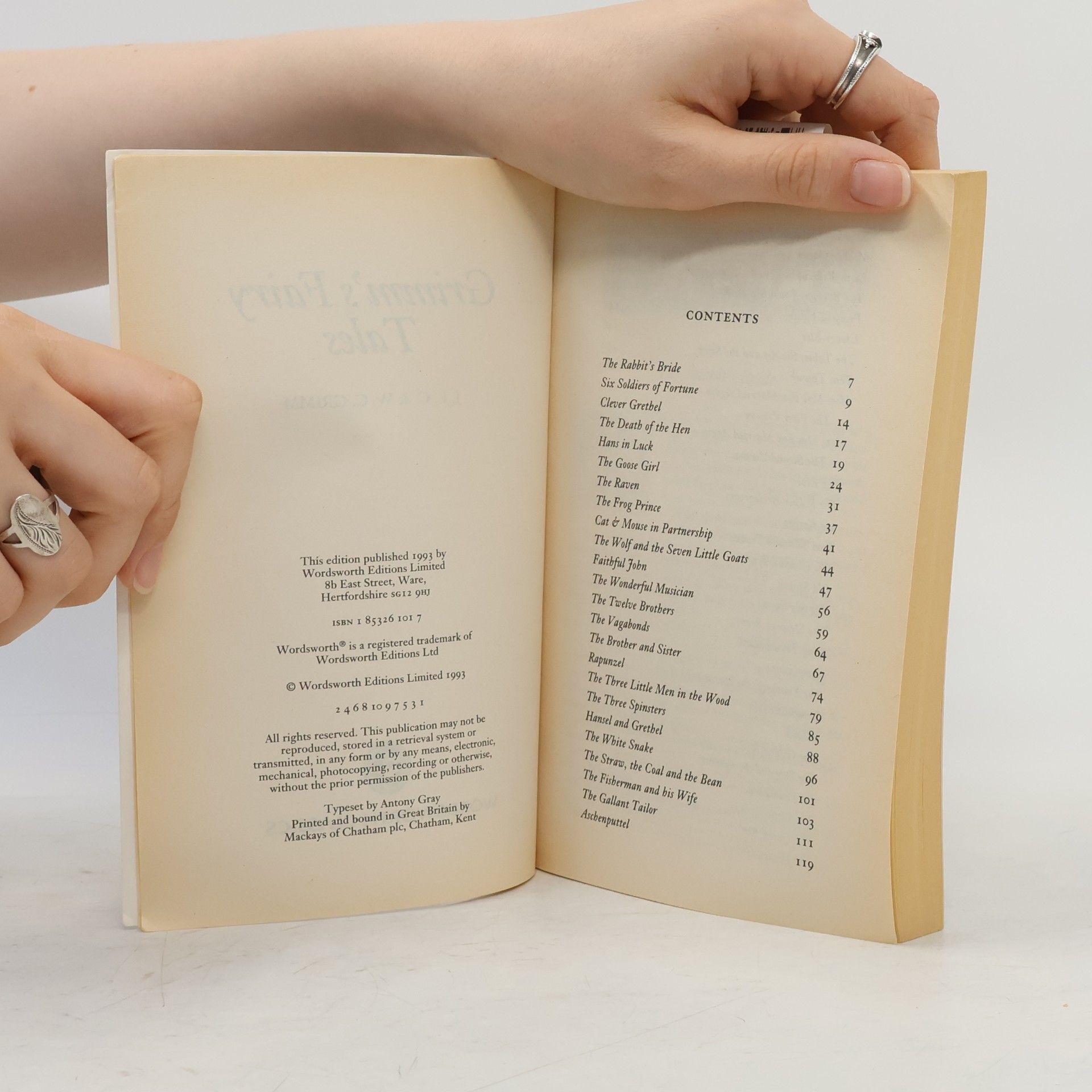 Jacob Grimm Grimm's Fairy Tales